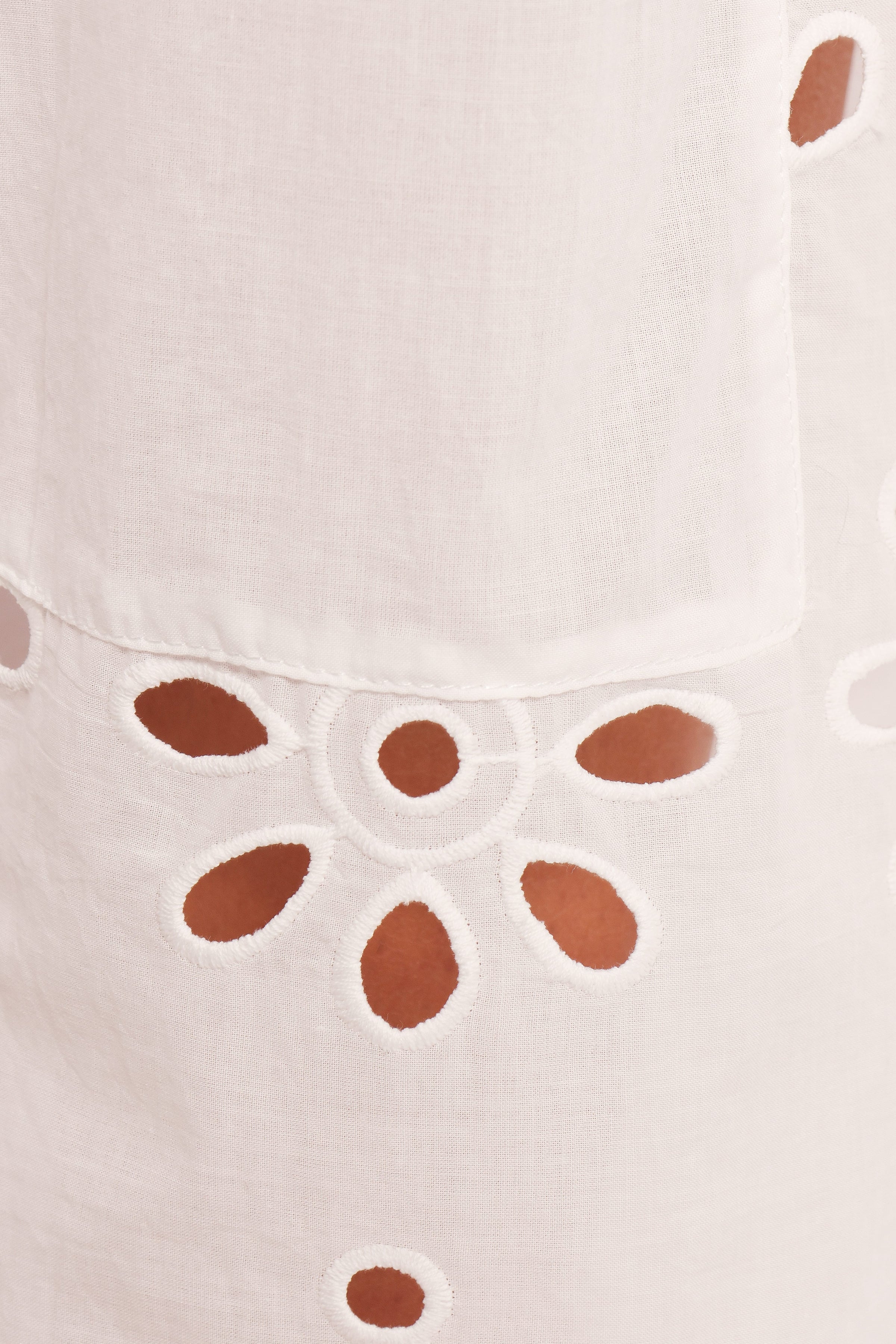 BOTTOMS Lola Cut Out Detail Pants - White