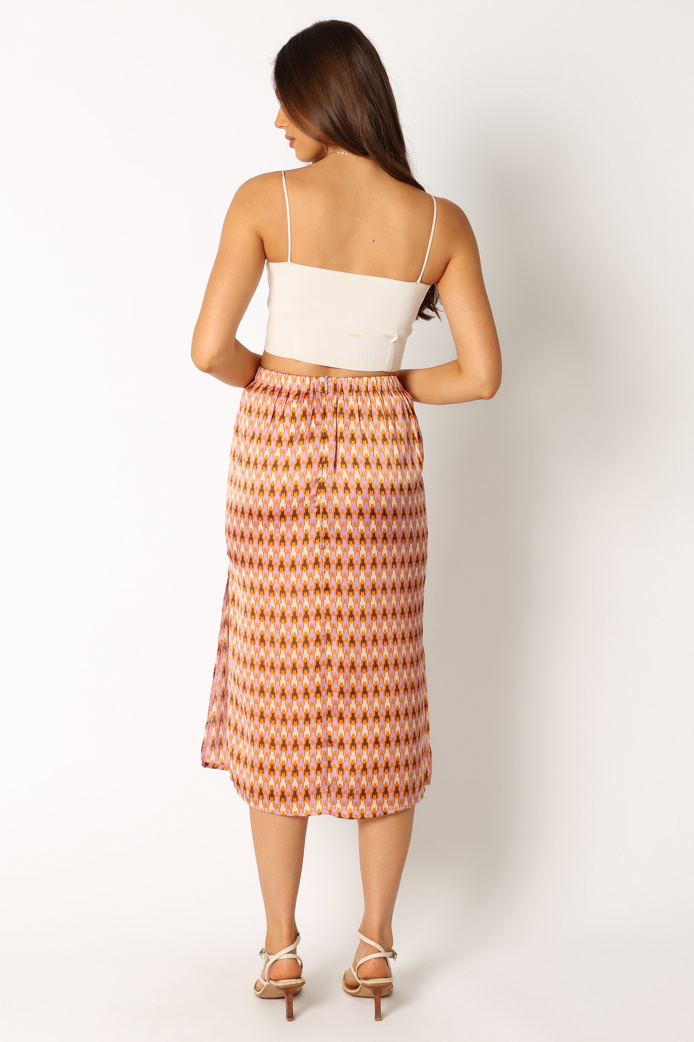 BOTTOMS @Marley Midi Skirt - Mocha