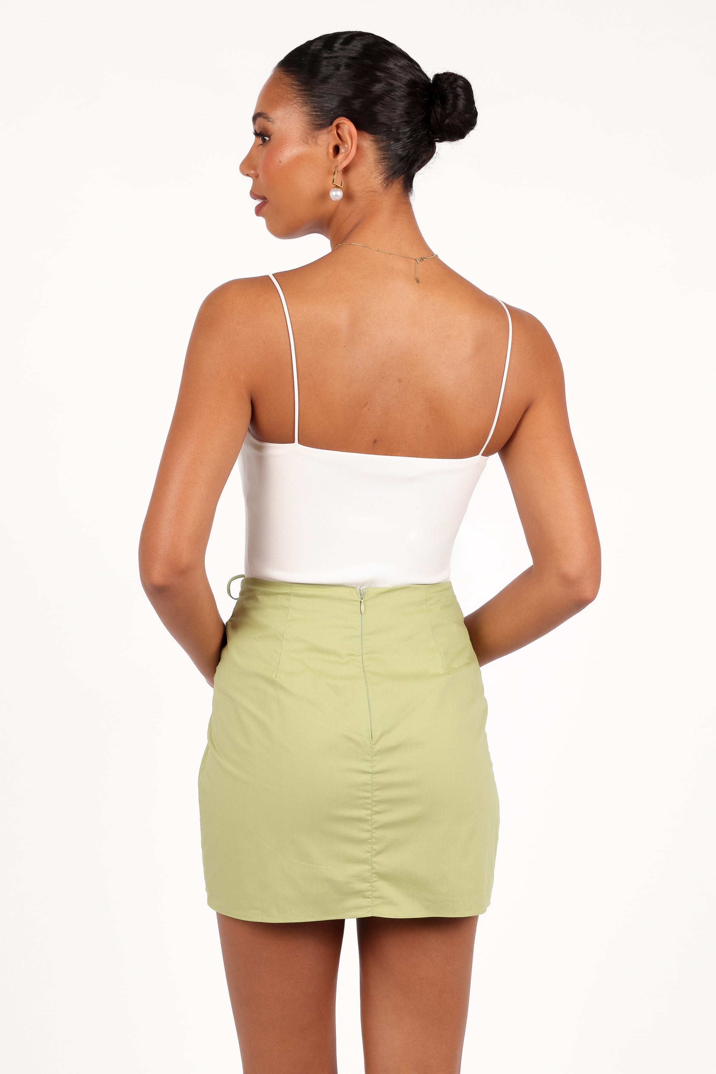 BOTTOMS Mirha Mini Skirt - Meadow Green