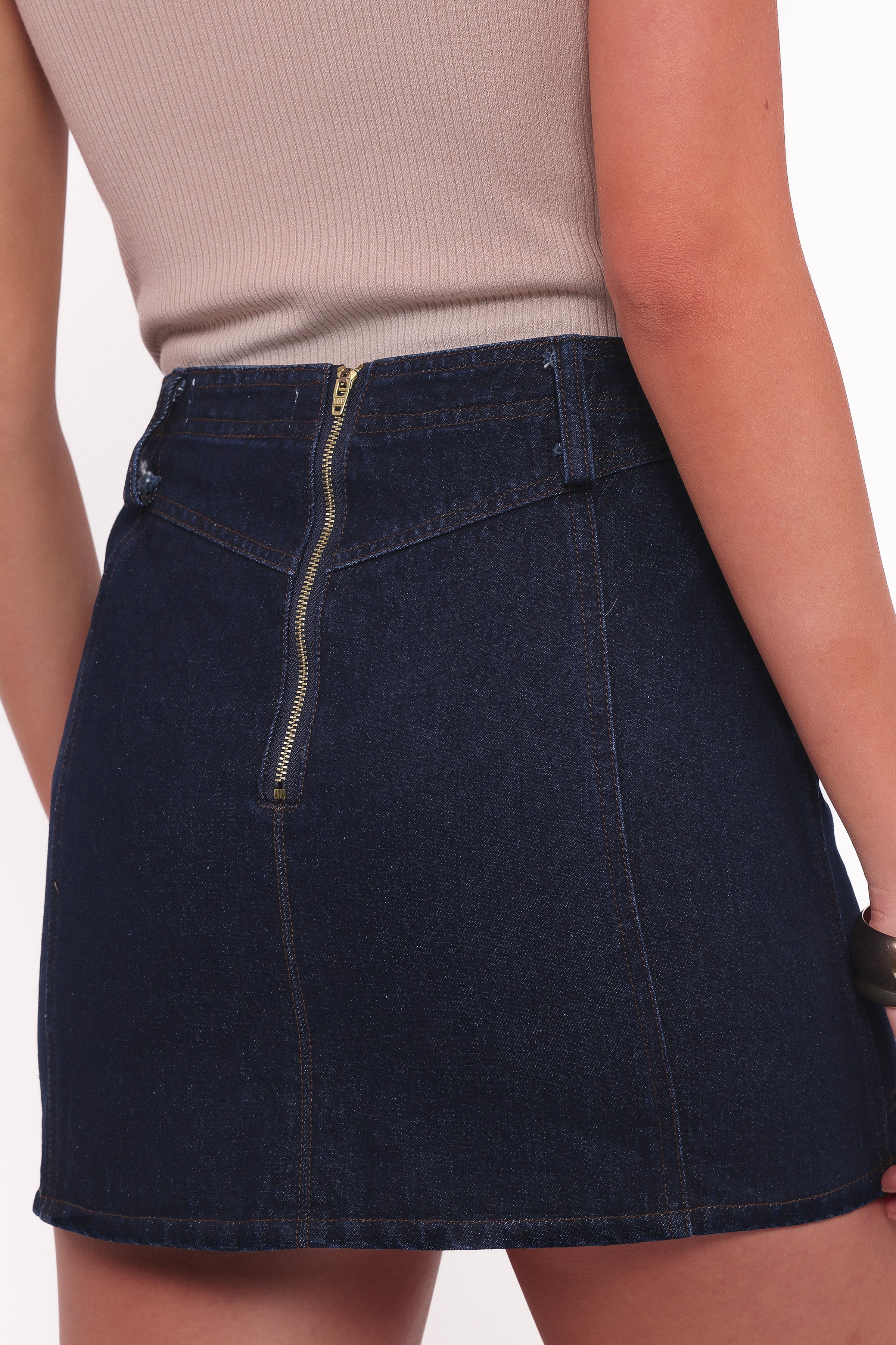 BOTTOMS Narla Mini Skirt - Dark Denim