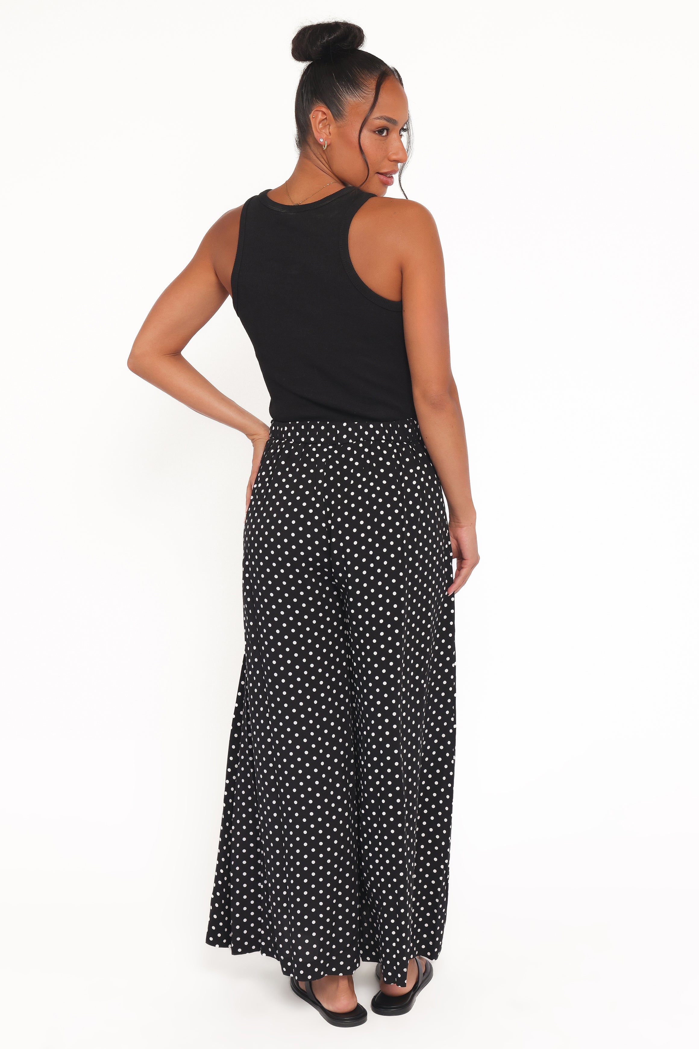 BOTTOMS Neveah Pant - Black Polka Dot