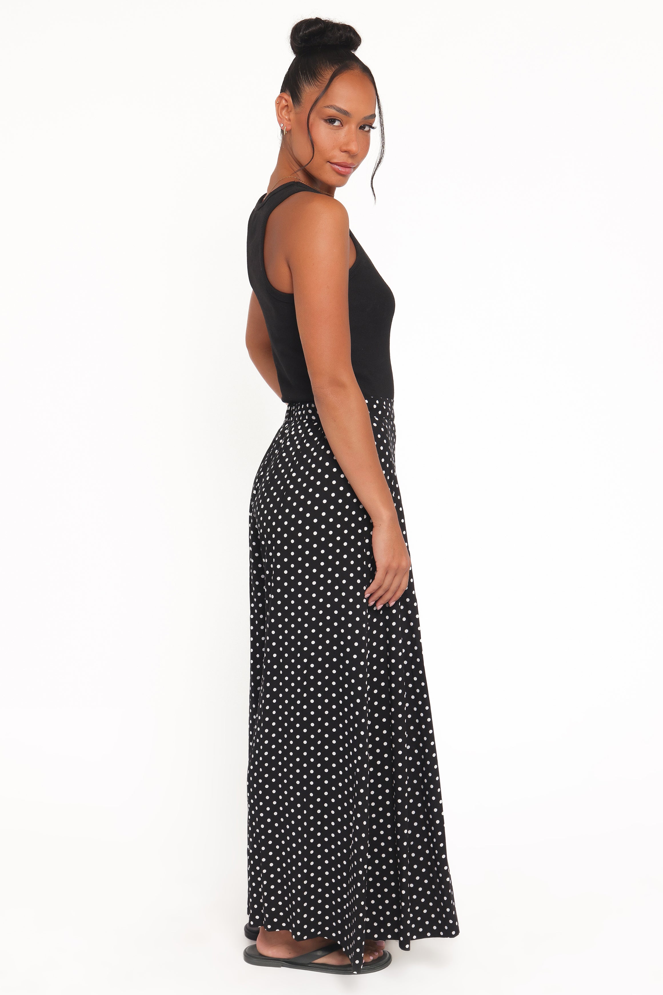 BOTTOMS Neveah Pant - Black Polka Dot
