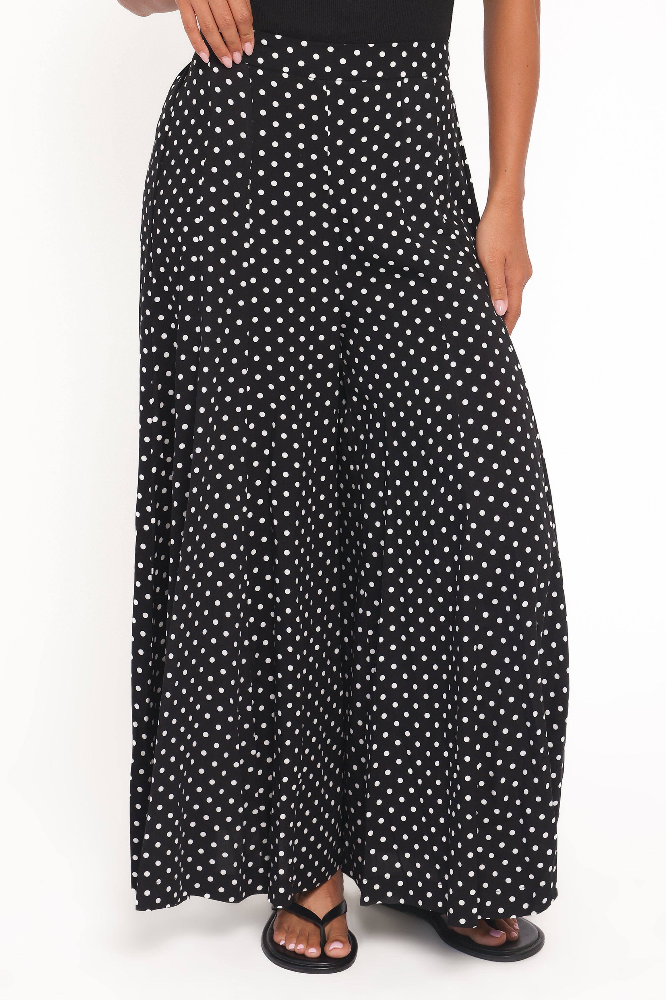 BOTTOMS Neveah Pant - Black Polka Dot