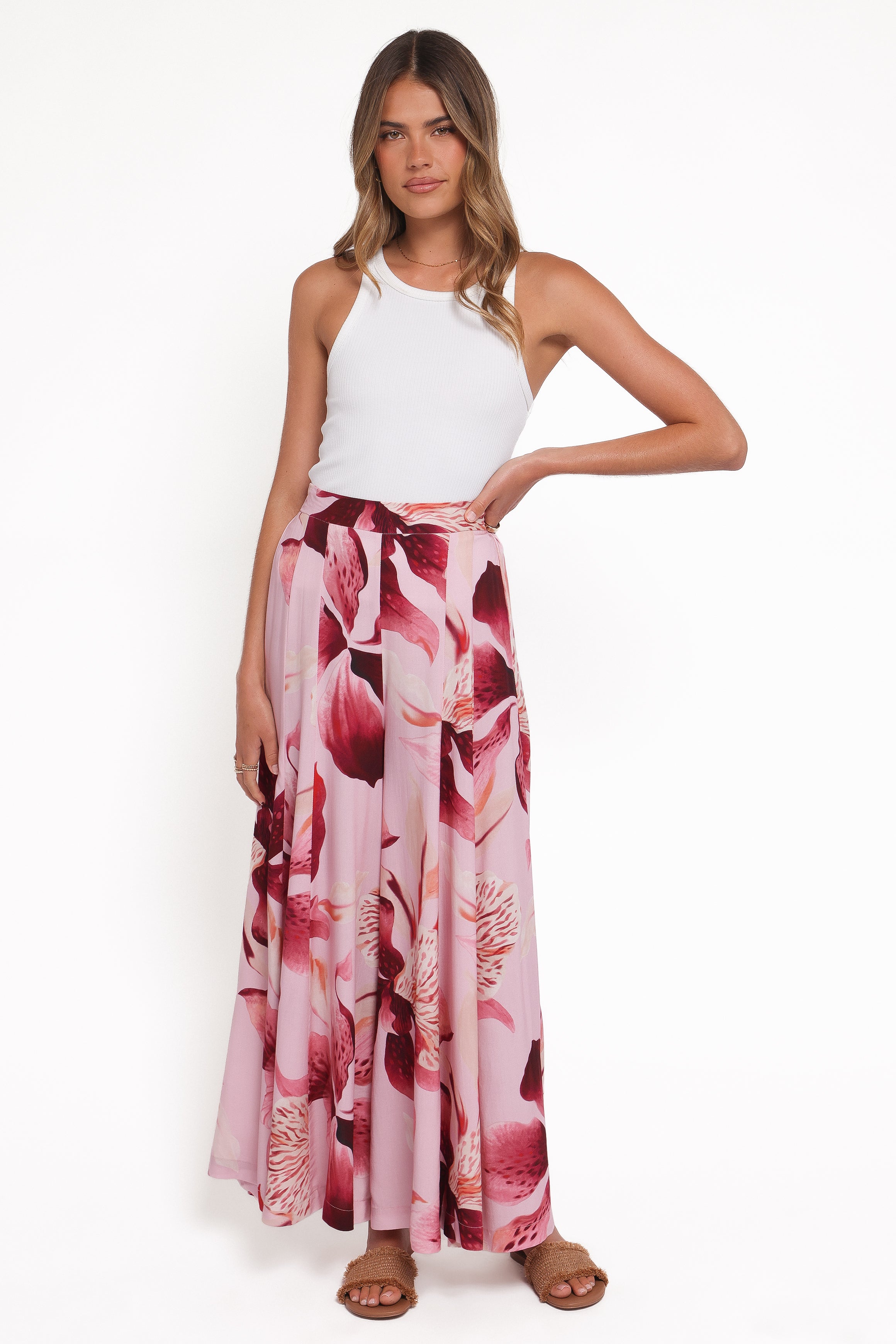 BOTTOMS Neveah Pant - Blush Lily Floral