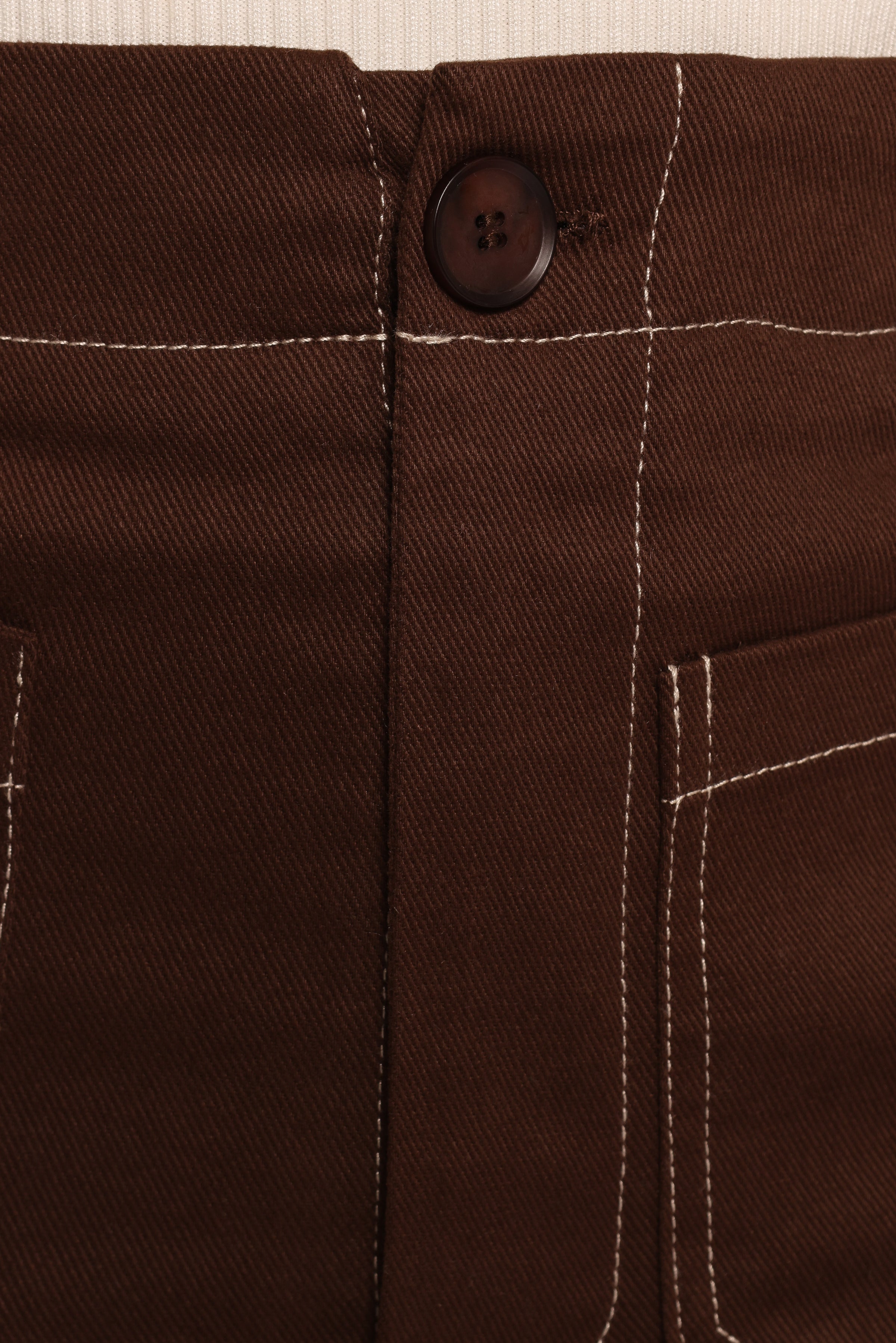 BOTTOMS Nikko Midi Skirt - Chocolate Brown