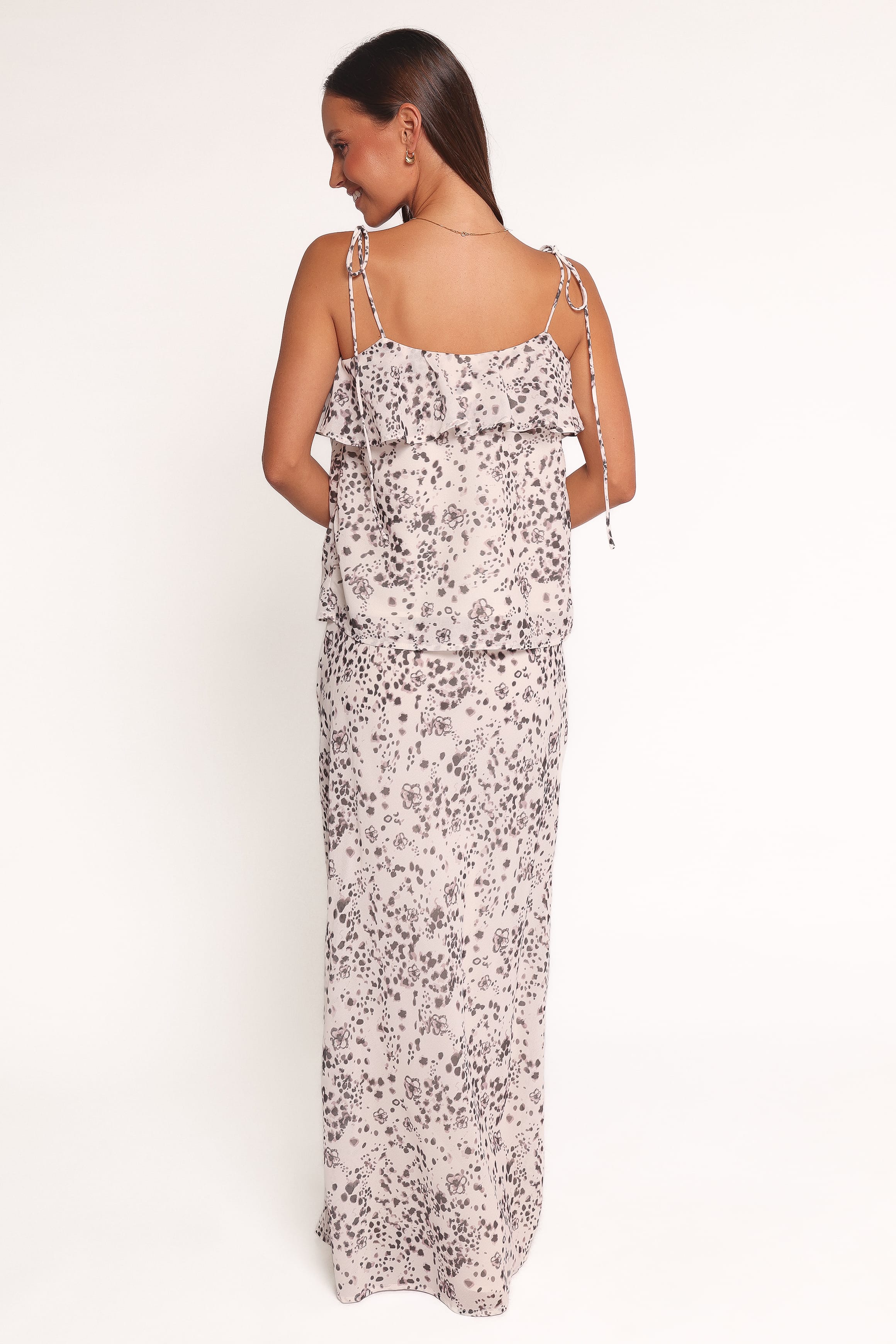 BOTTOMS Noella Maxi Skirt - Blurred Spots