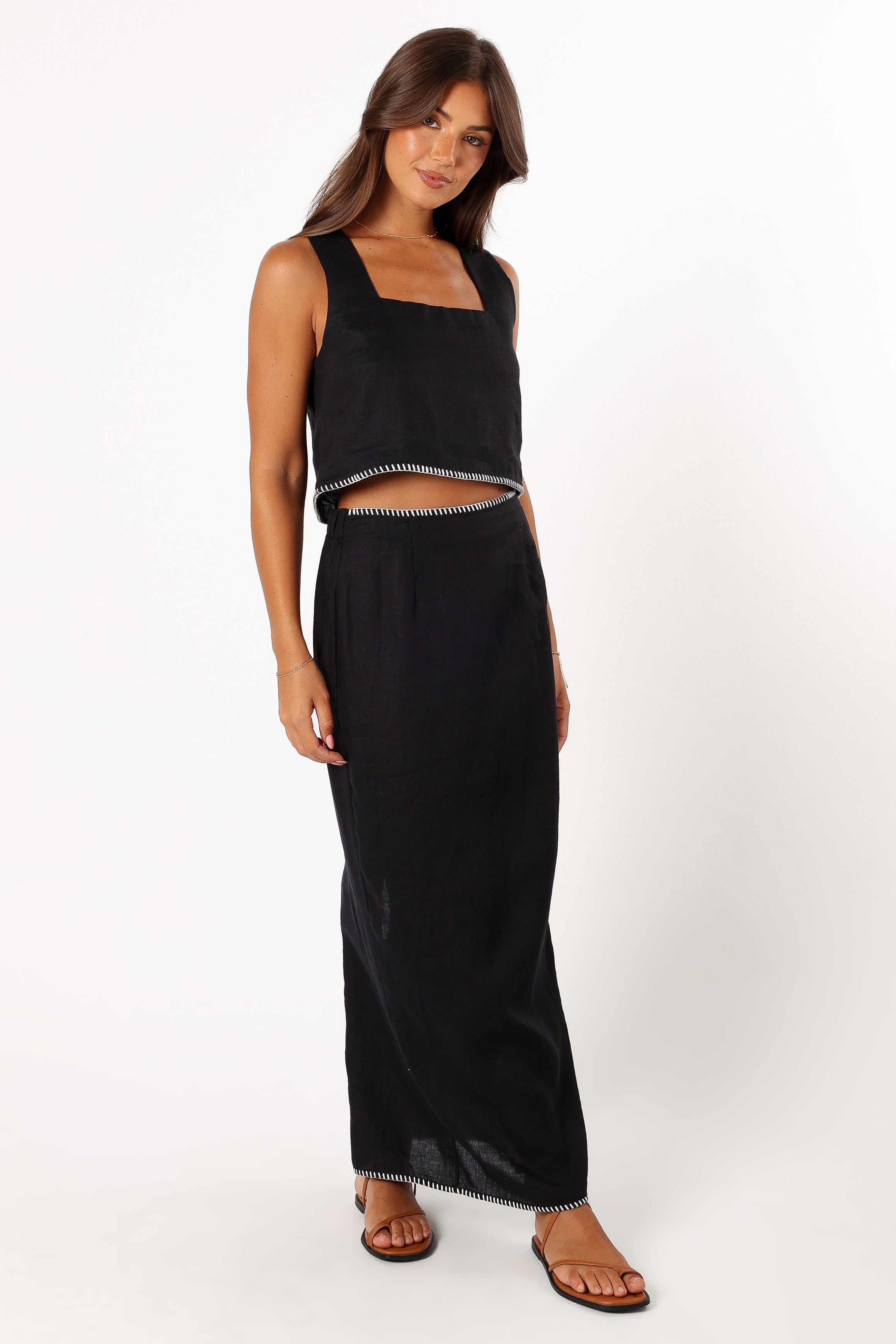 BOTTOMS @Odette Midi Skirt - Black (Hold for Sundial)