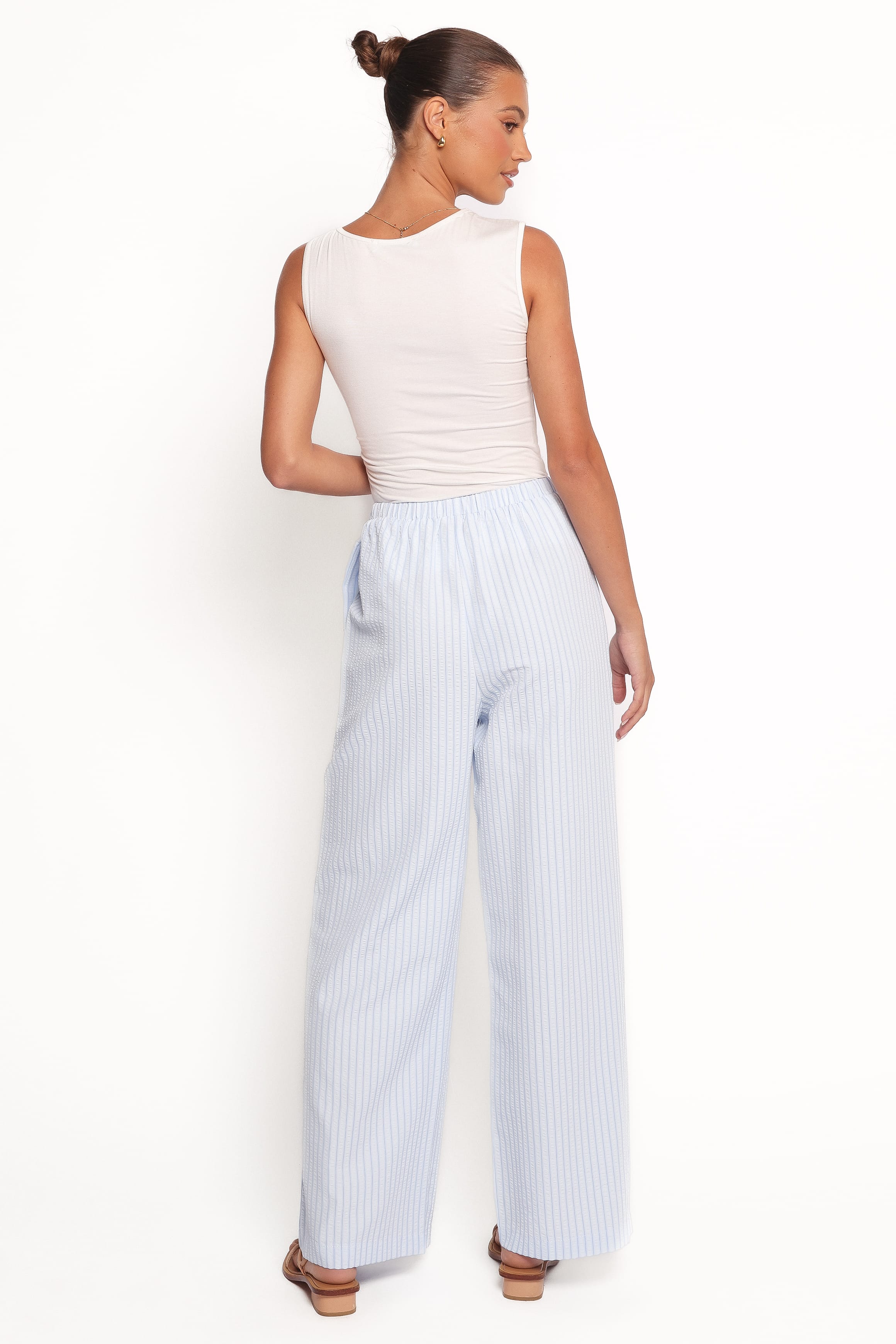 BOTTOMS Peyton Striped Pant - Blue