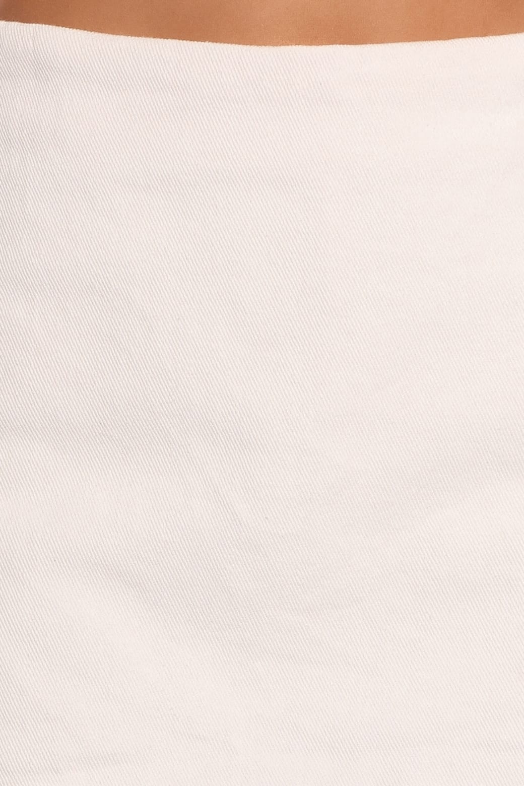 BOTTOMS Ressie Denim Mini Skort - Off White