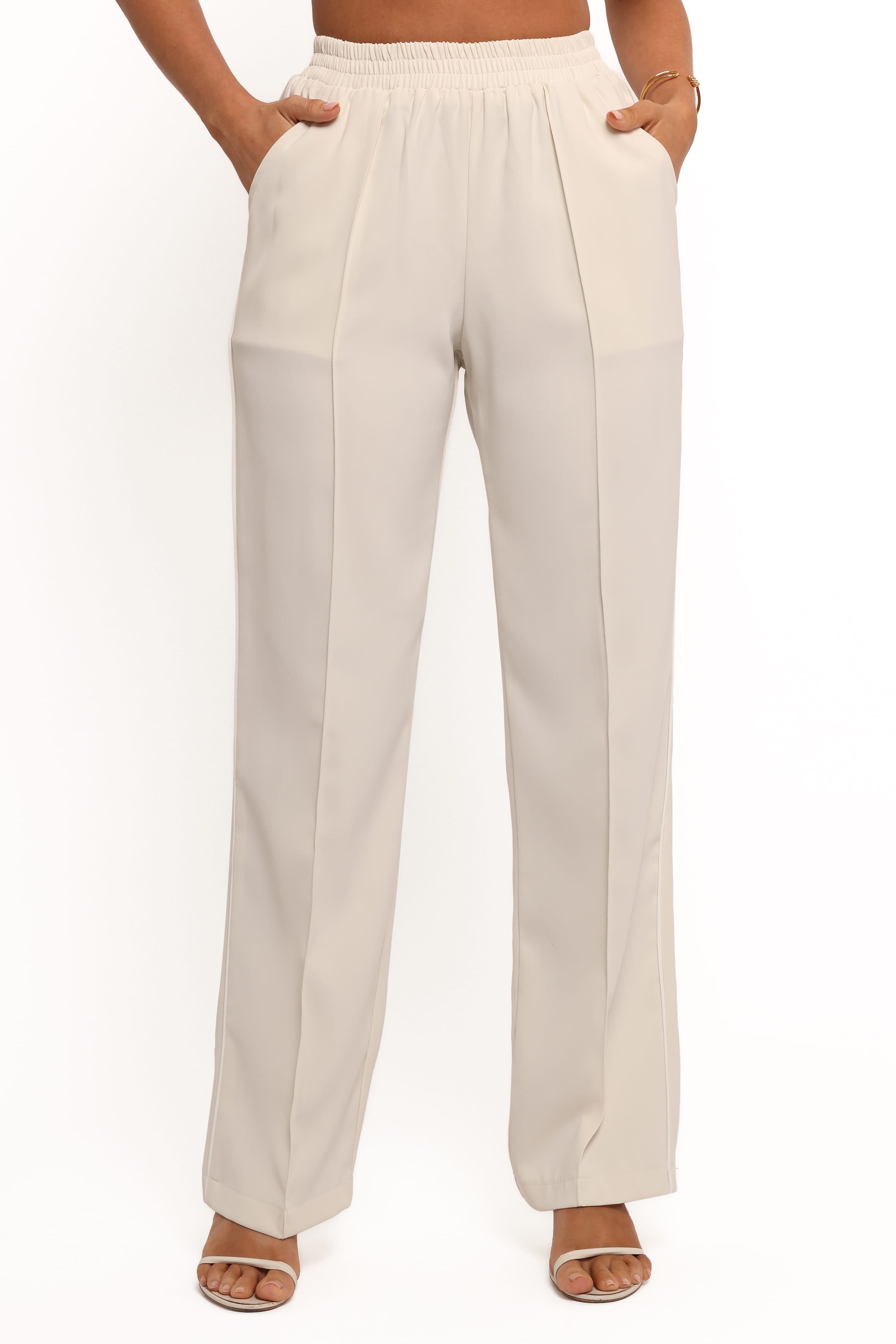 BOTTOMS Roben Pants - White Cream