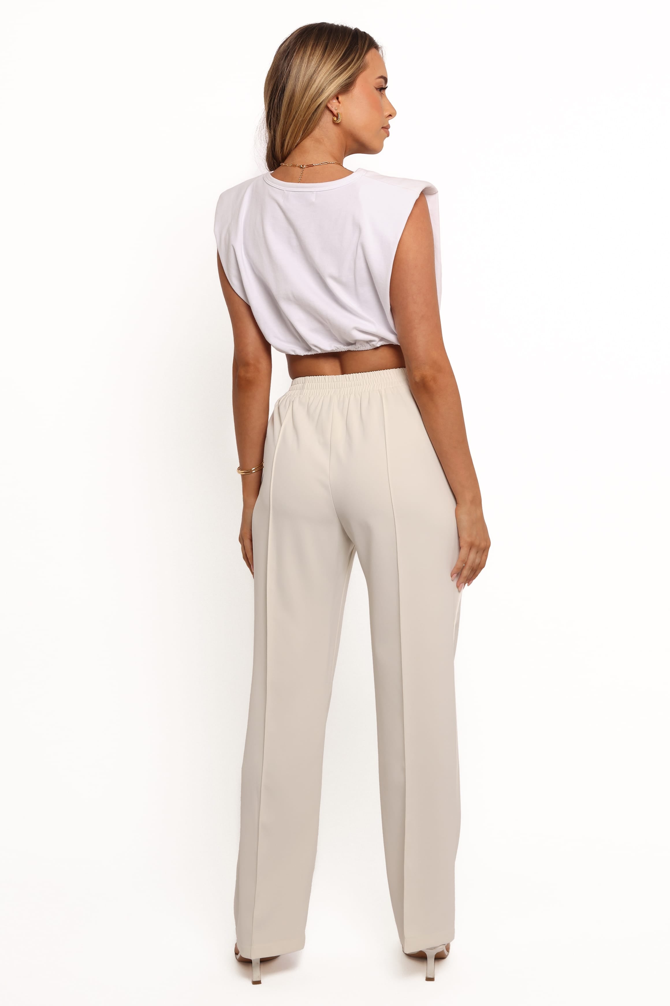 BOTTOMS Roben Pants - White Cream