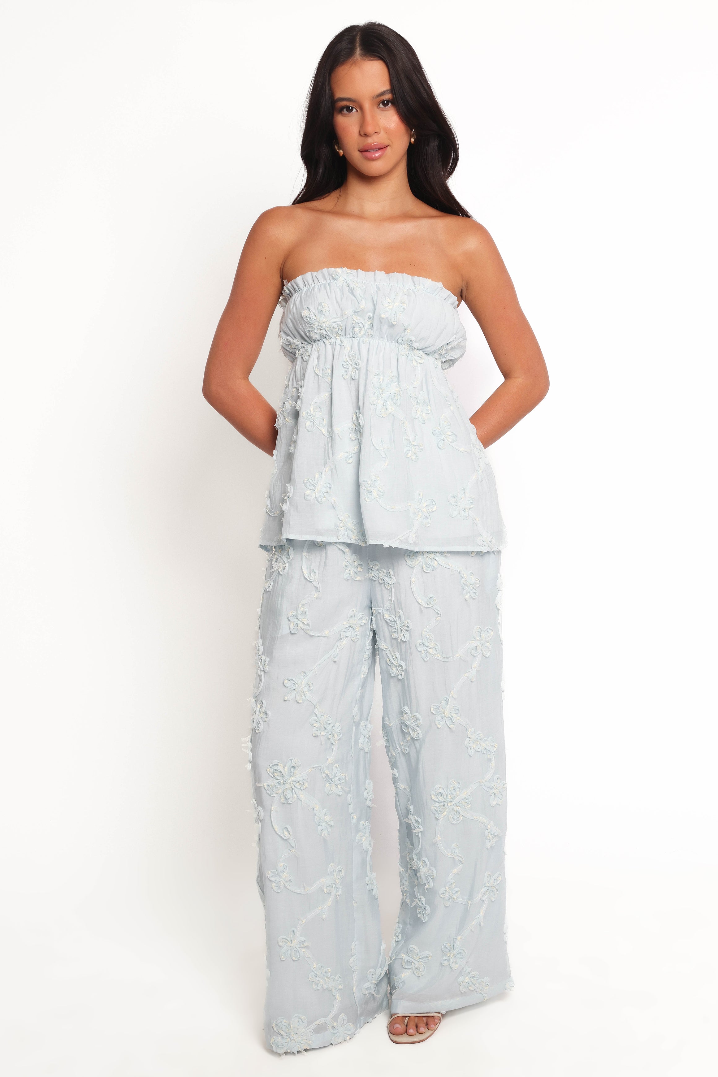 BOTTOMS Robin Pants - Pale Blue