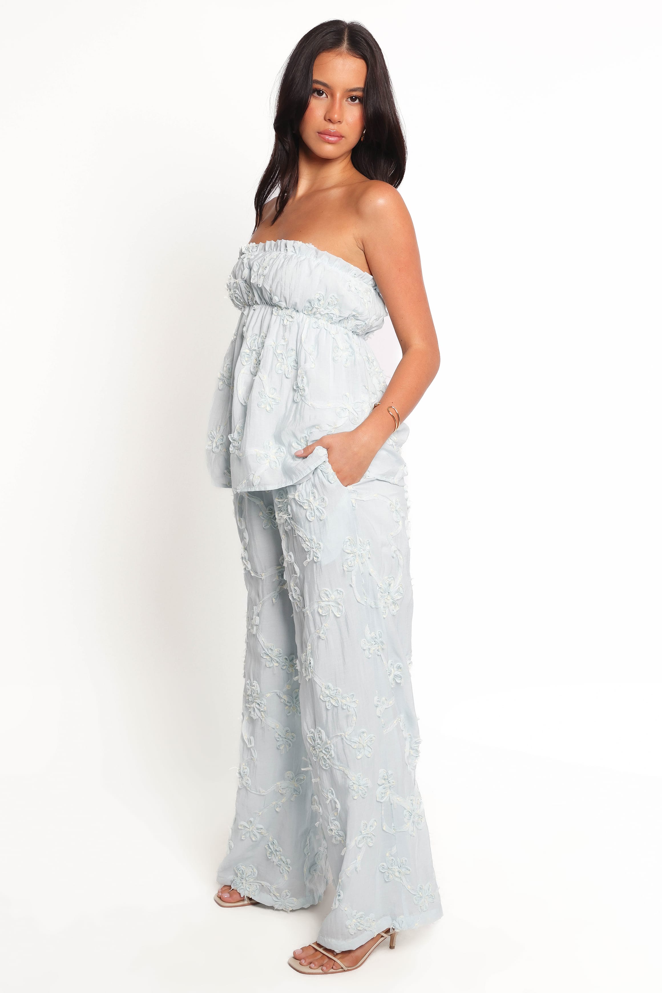 BOTTOMS Robin Pants - Pale Blue