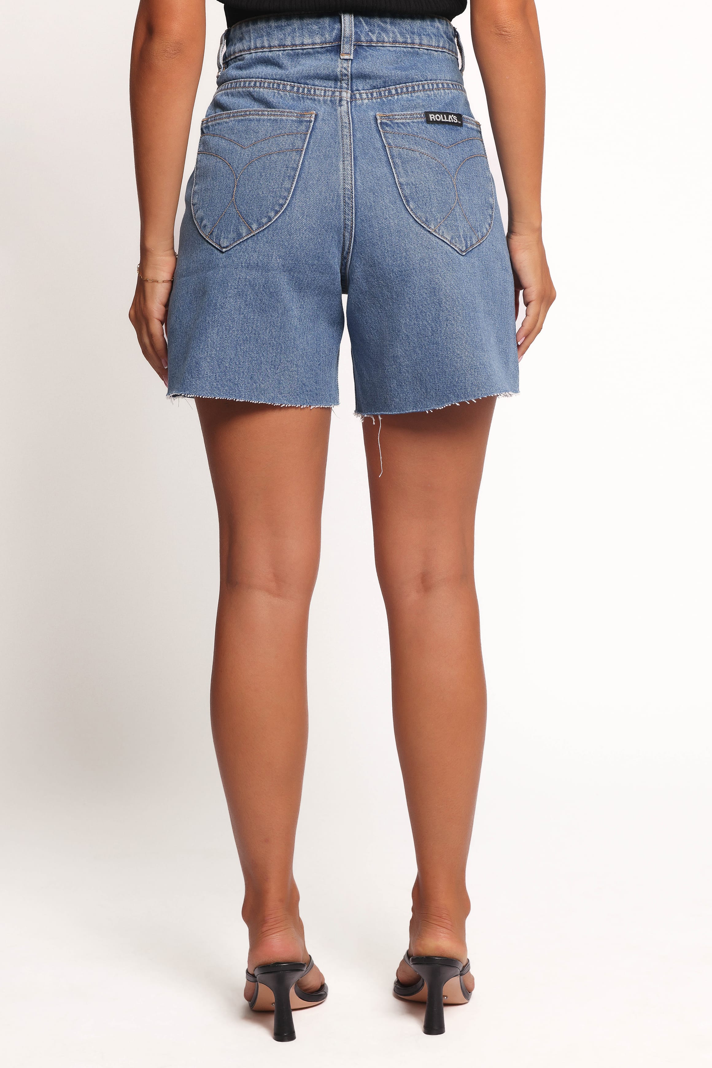 BOTTOMS Rollas 90s Relaxed Short - River Blue
