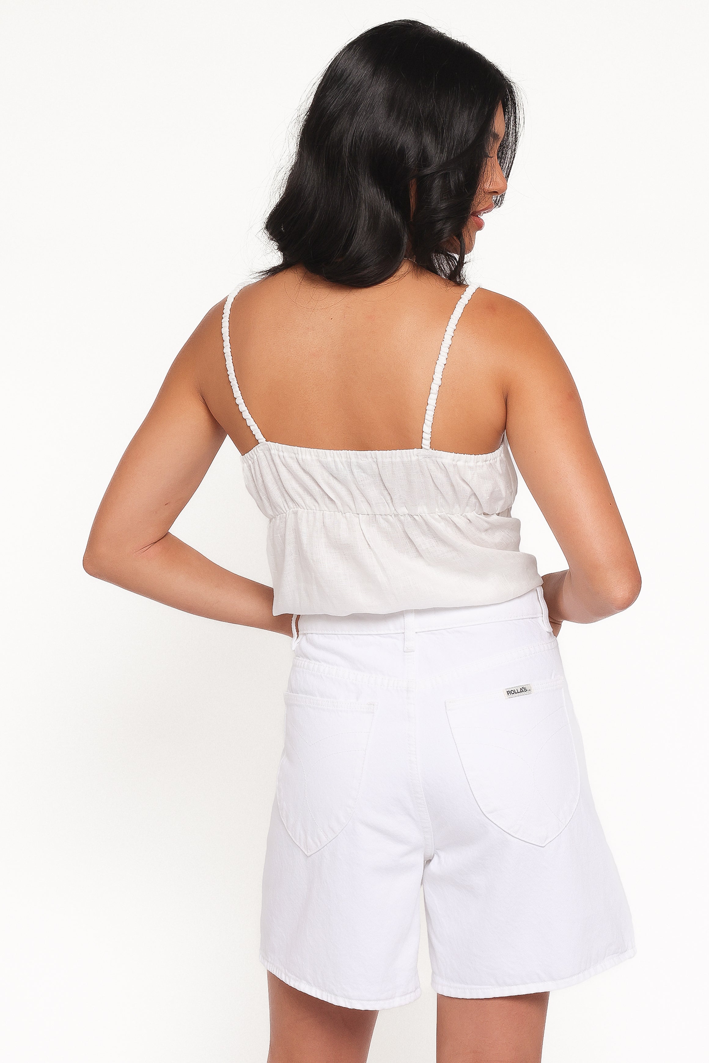 BOTTOMS Rollas 90s Relaxed Short - Vintage White