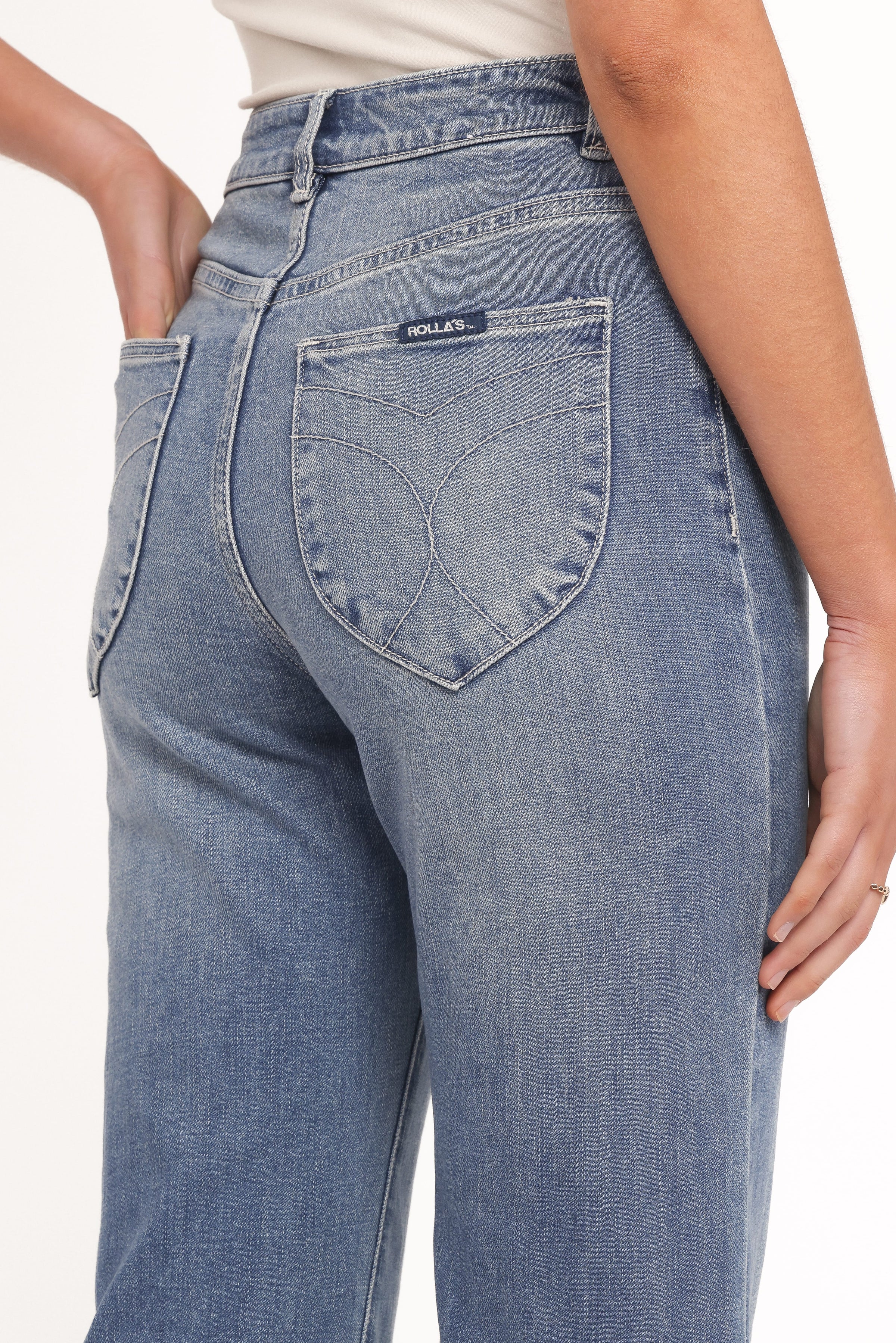 BOTTOMS Rollas Eastcoast Flare Jeans - Stella