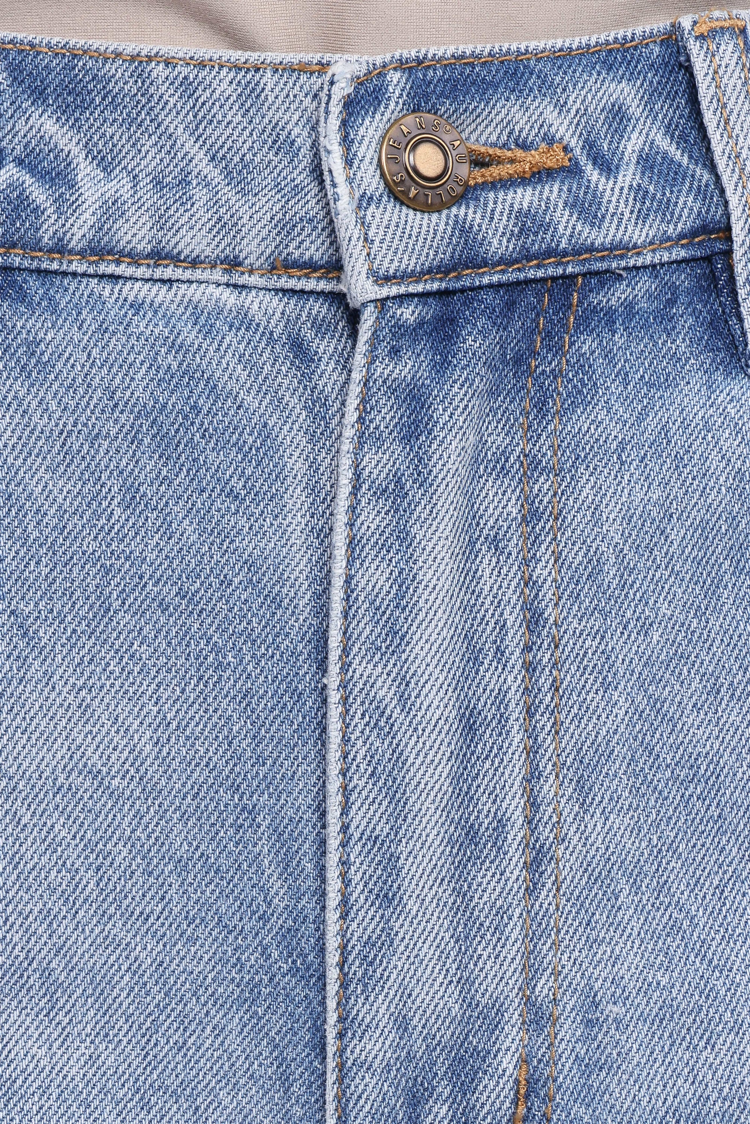 BOTTOMS Rollas Gigi Barrel Jeans - Brad Blue