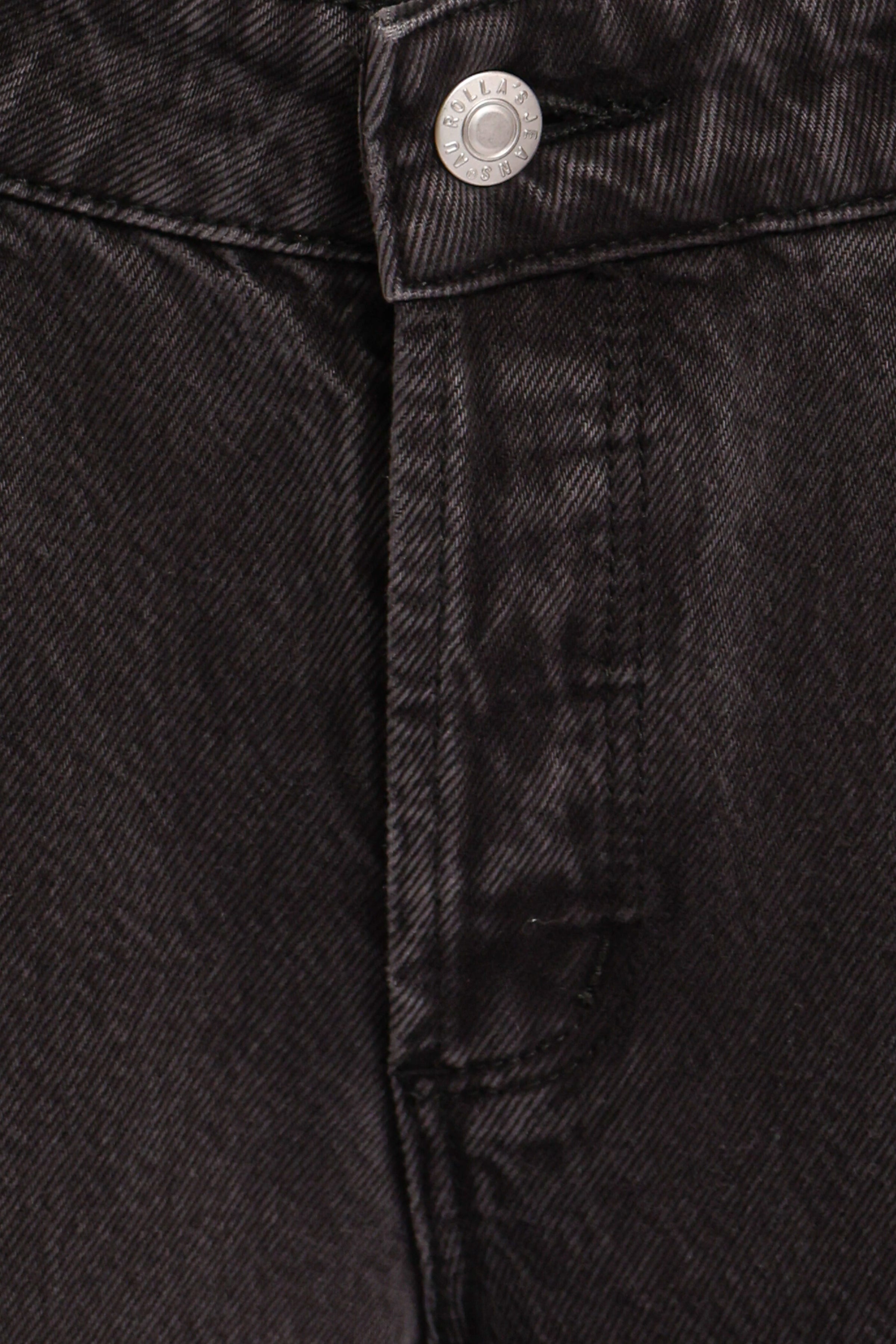 BOTTOMS Rollas Heidi Low Rise Jeans - Stone Black