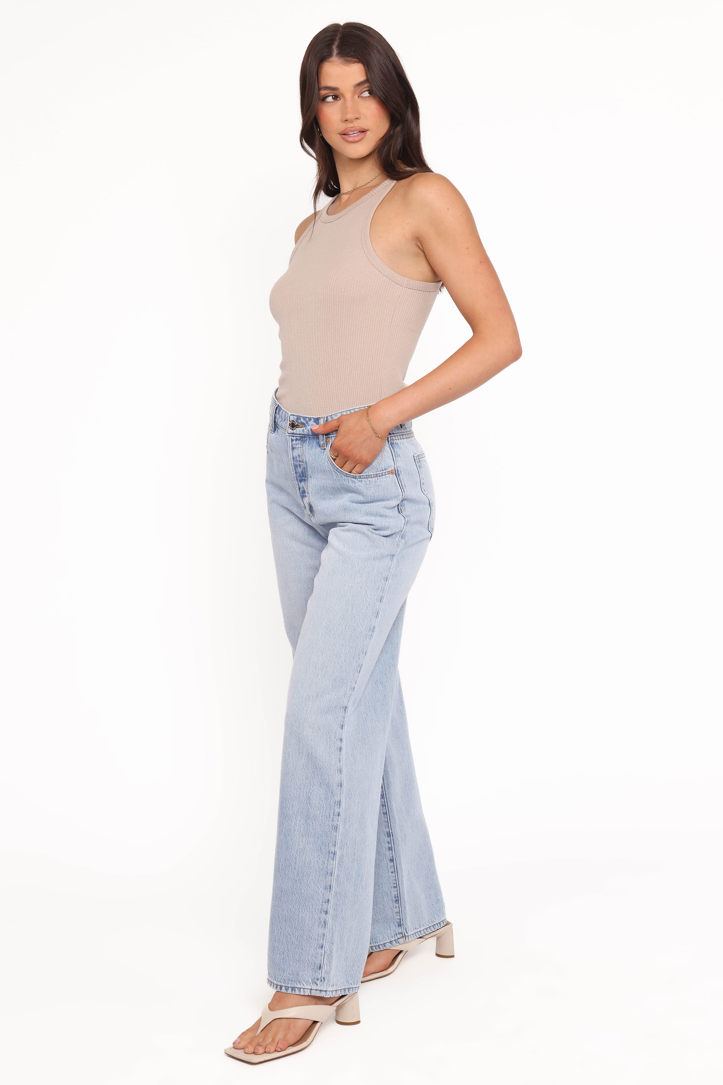 BOTTOMS Rollas Kate Baggy - Breezy Blue