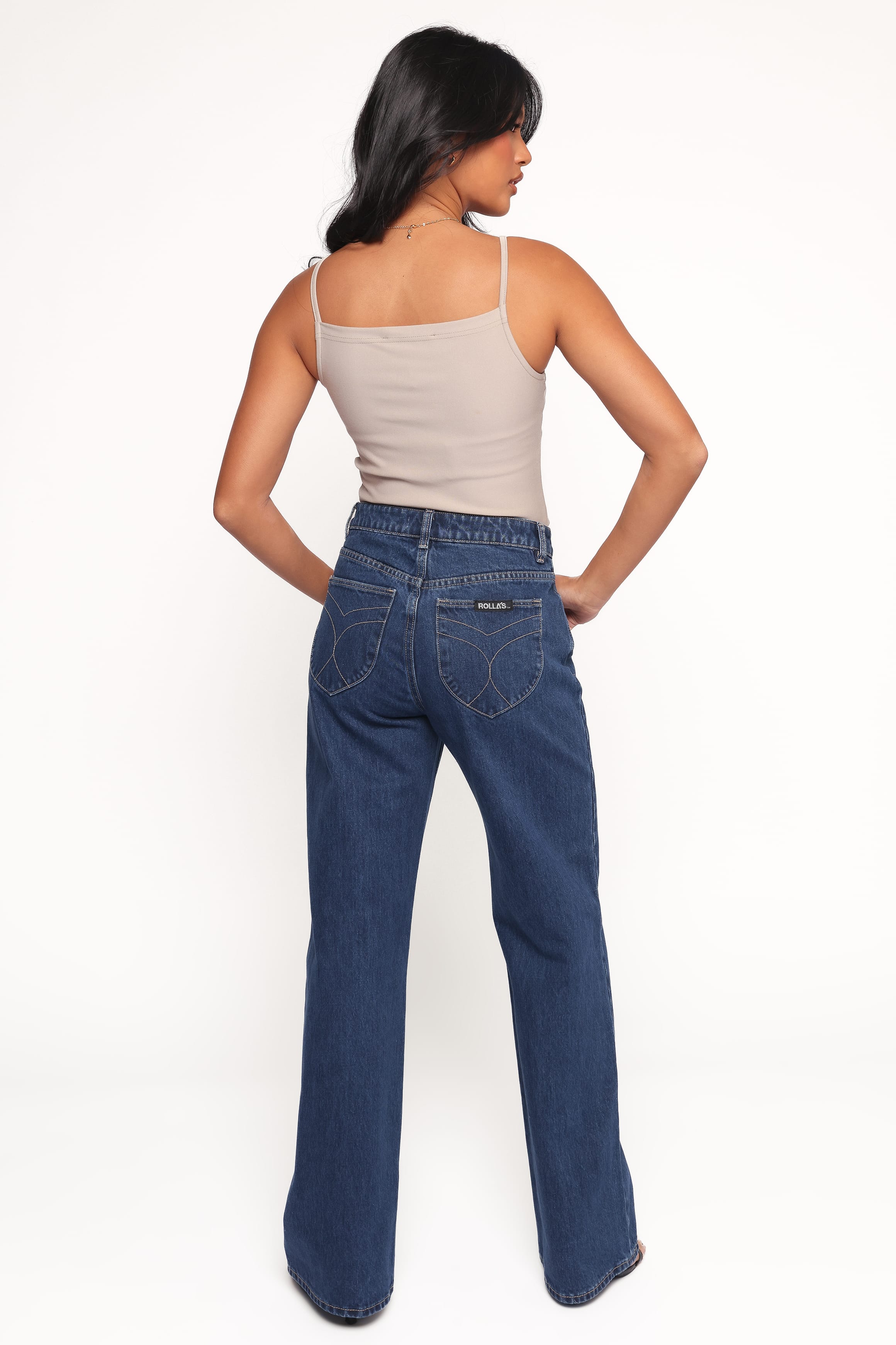 BOTTOMS Rollas Kate Baggy - Deep Blue