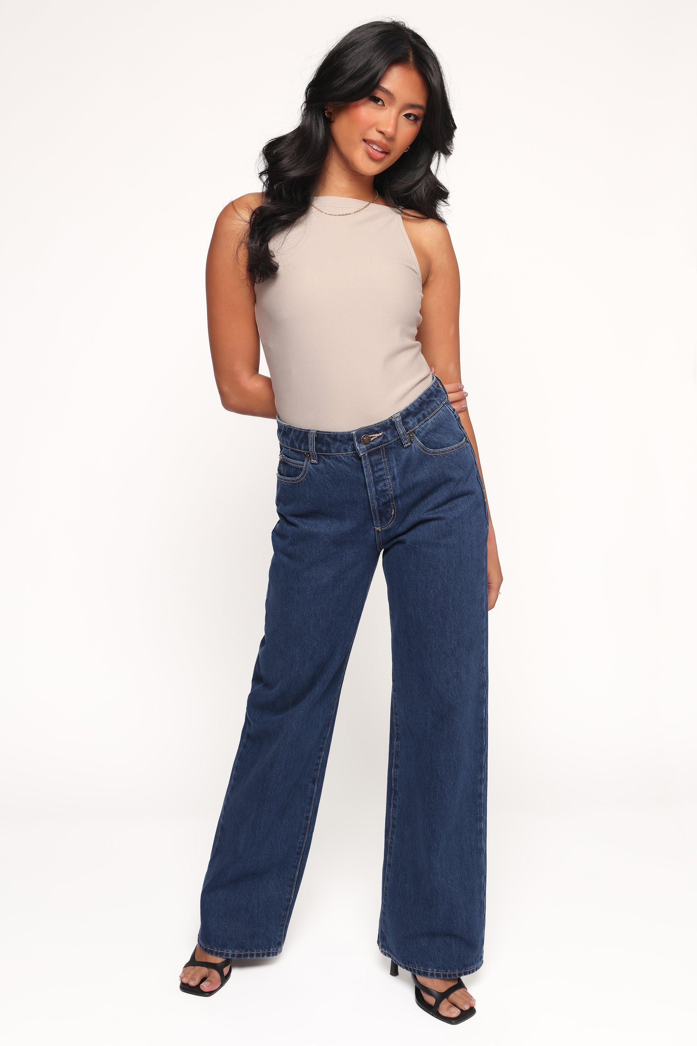 BOTTOMS Rollas Kate Baggy - Deep Blue