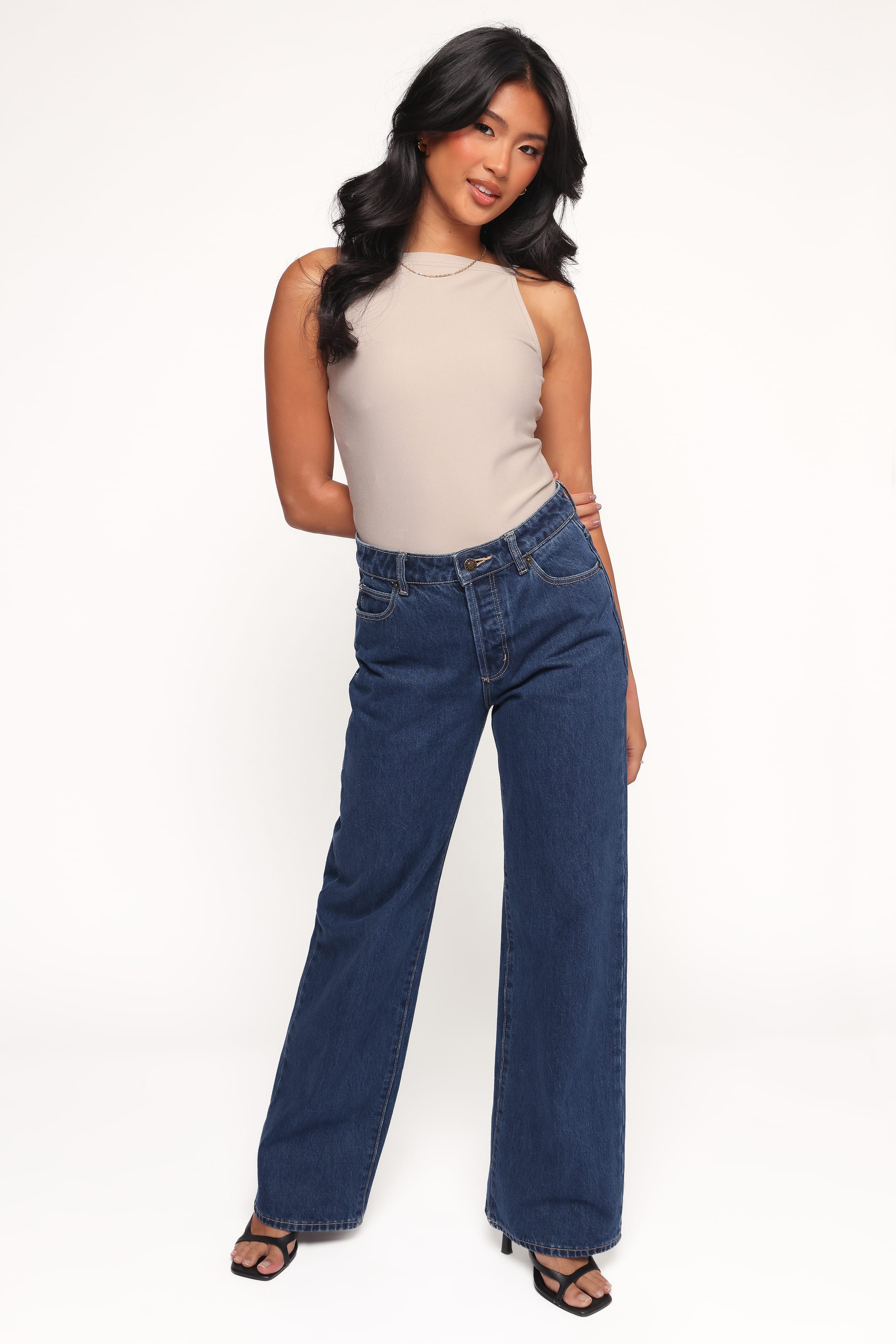 BOTTOMS Rollas Kate Baggy - Deep Blue