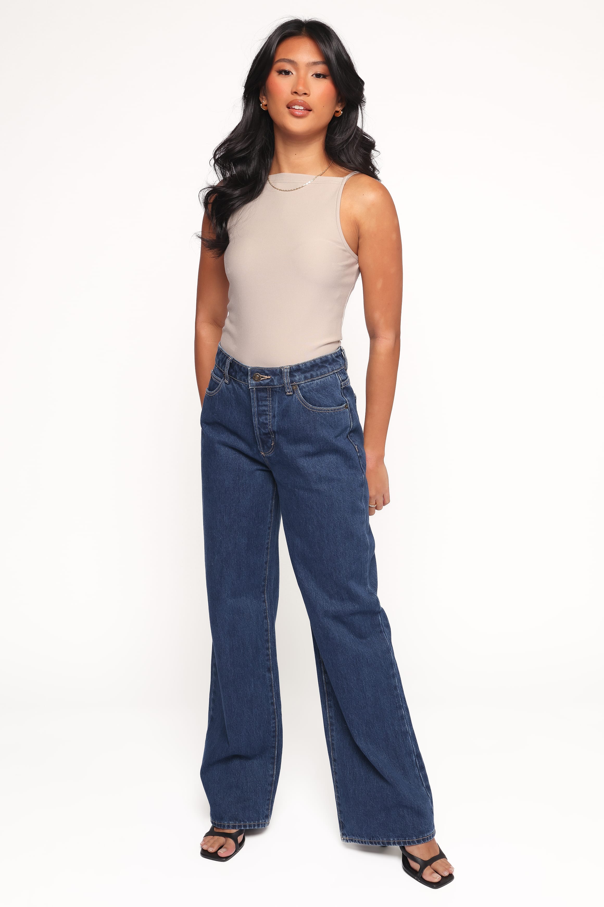 BOTTOMS Rollas Kate Baggy - Deep Blue