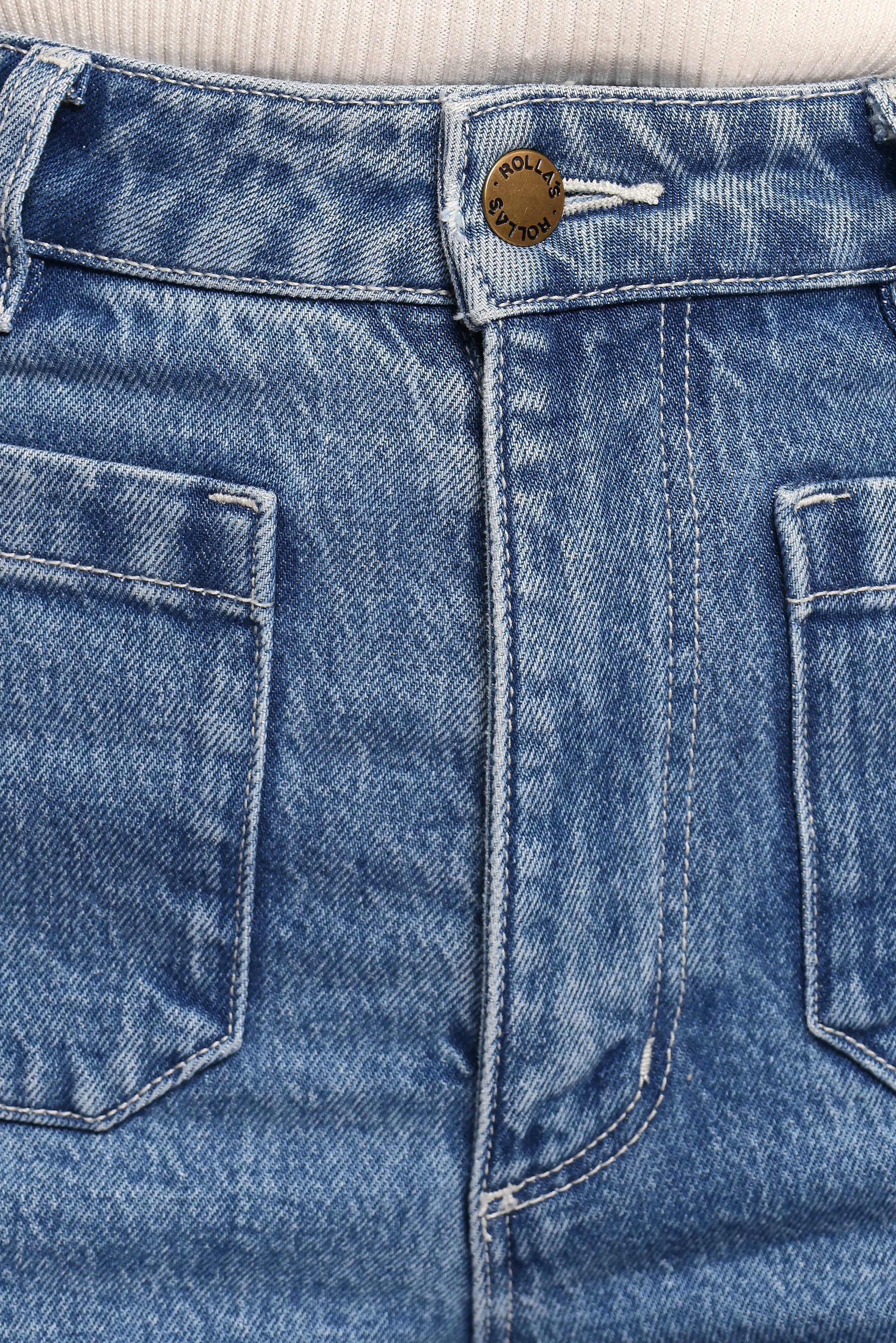 BOTTOMS Rollas Sailor Jeans - Lily Blue