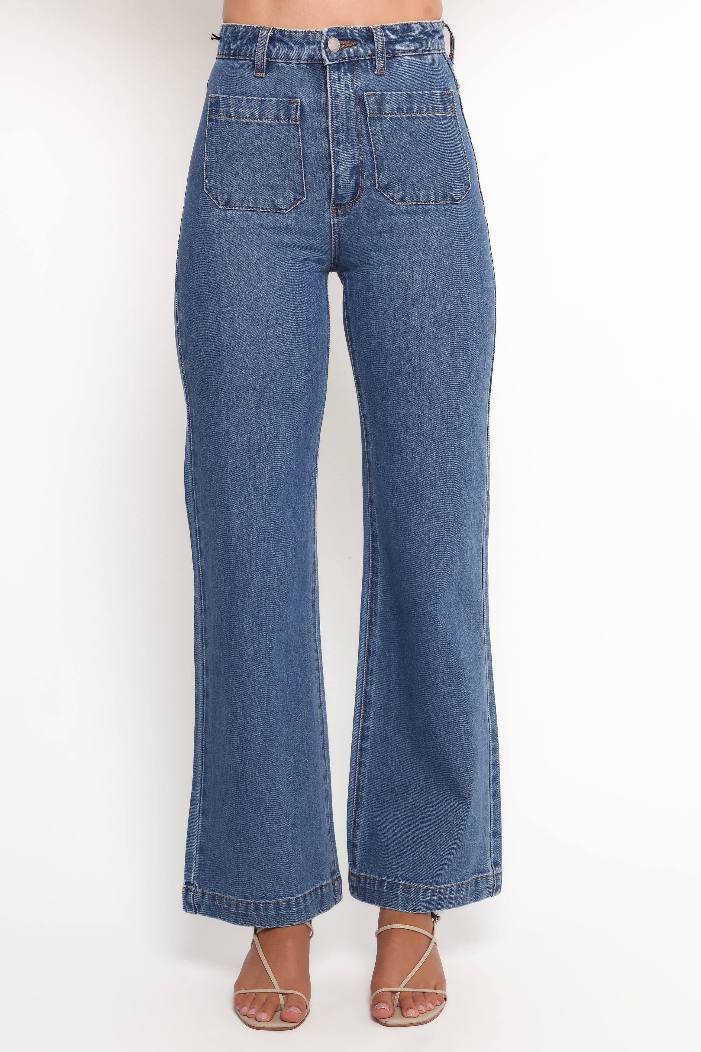 BOTTOMS Rollas Sailor Jeans Long - Ashley Blue
