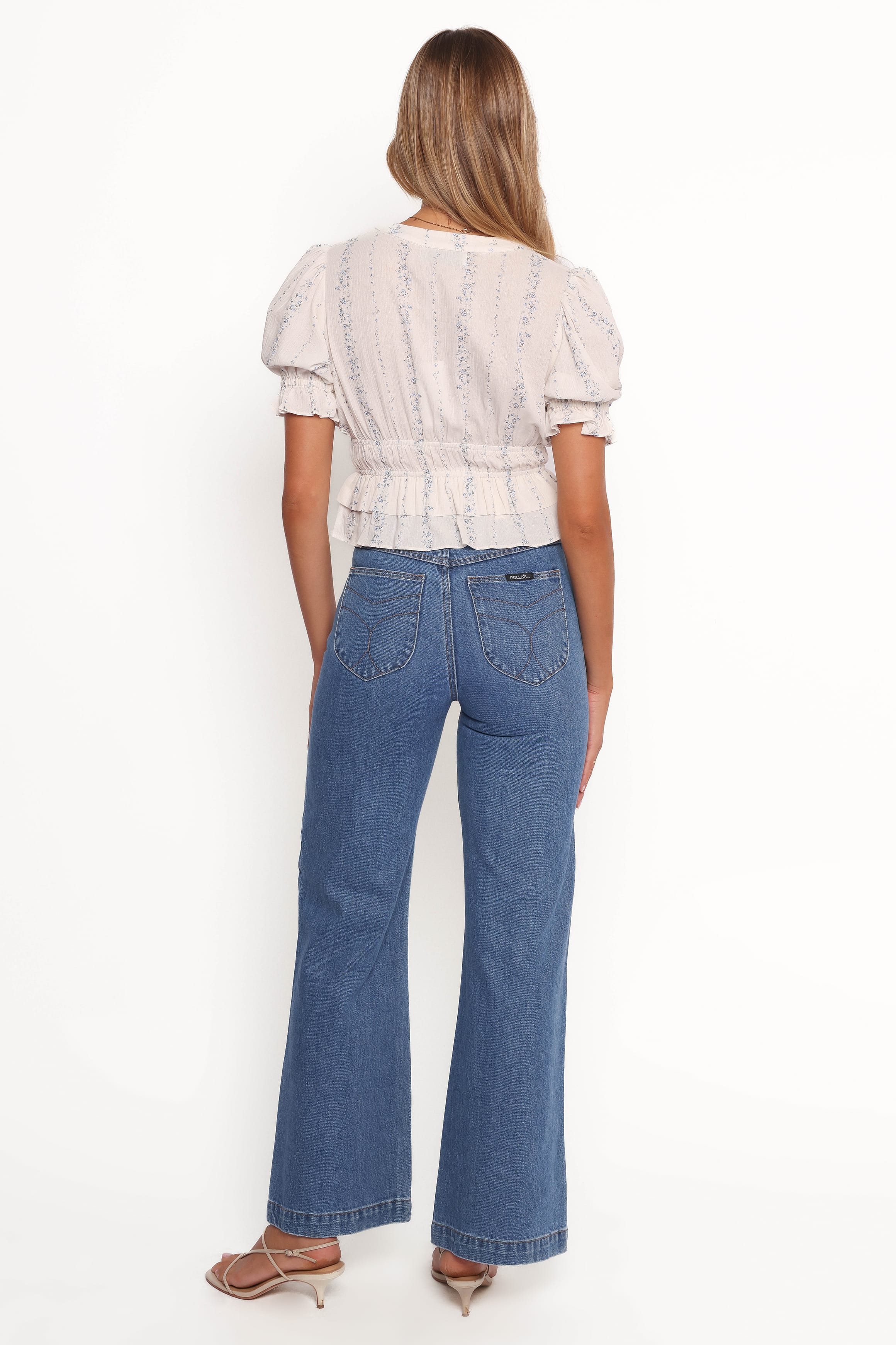 BOTTOMS Rollas Sailor Jeans Long - Ashley Blue