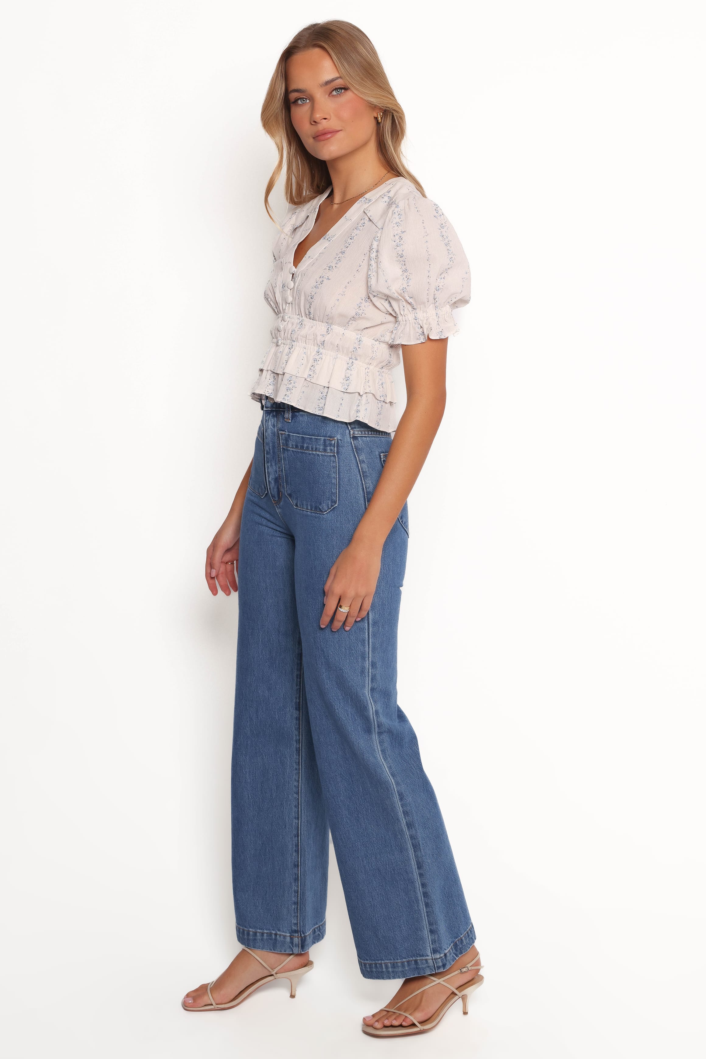 BOTTOMS Rollas Sailor Jeans Long - Ashley Blue