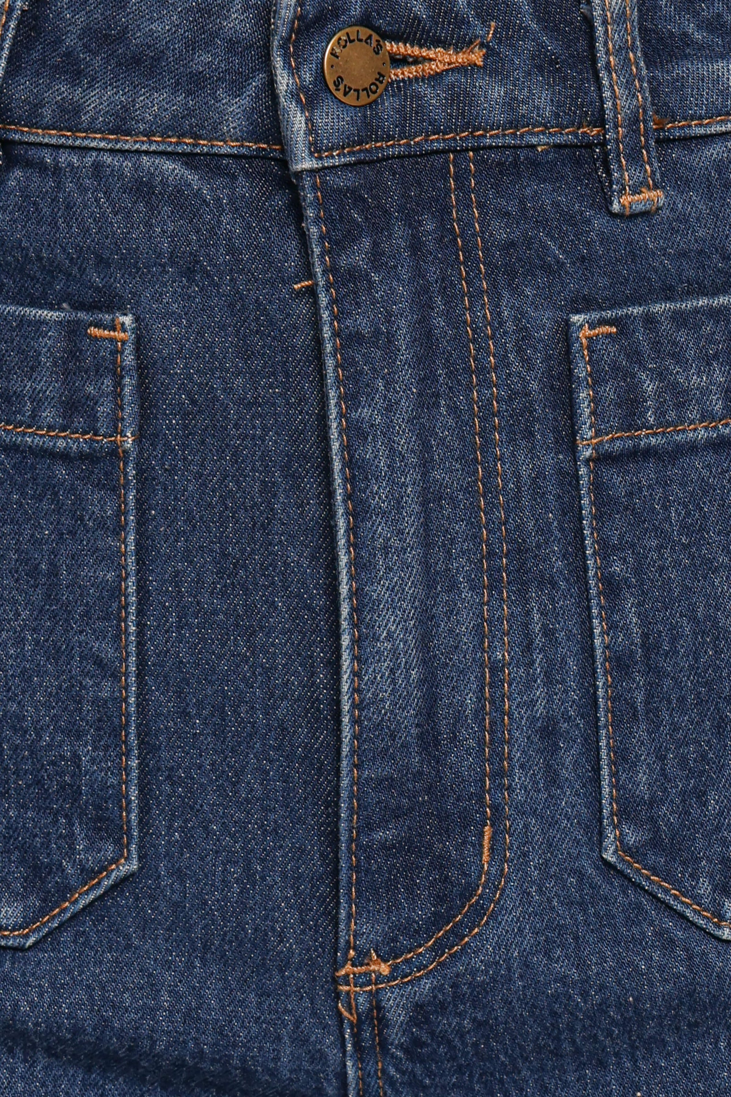 BOTTOMS Rollas Sailor Long Jeans - Eco Ruby Blue