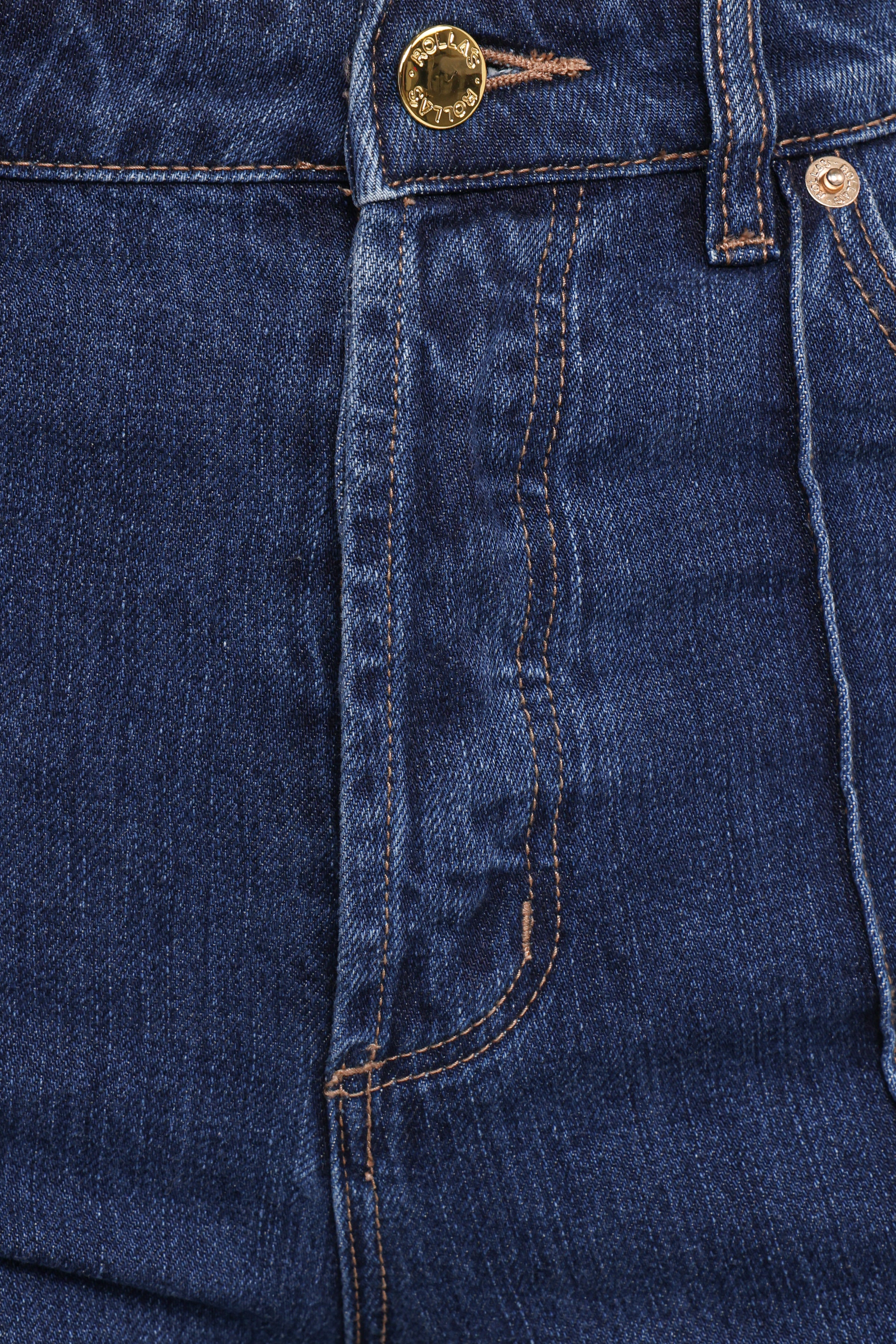 BOTTOMS Rollas Sailor Scoop Jeans - Pacific Blue