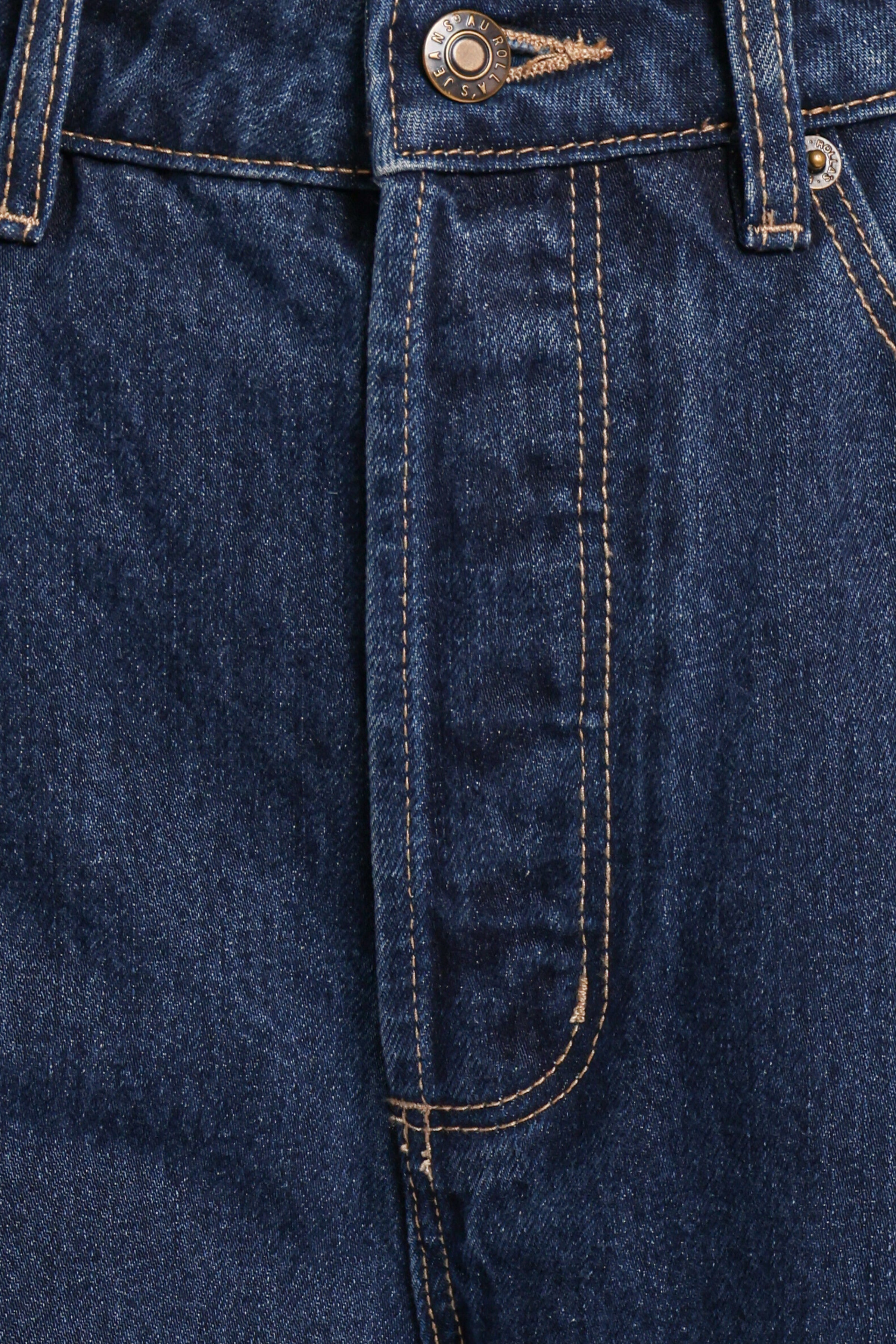 BOTTOMS Rollas Stevie Relaxed Jeans - Deep Blue