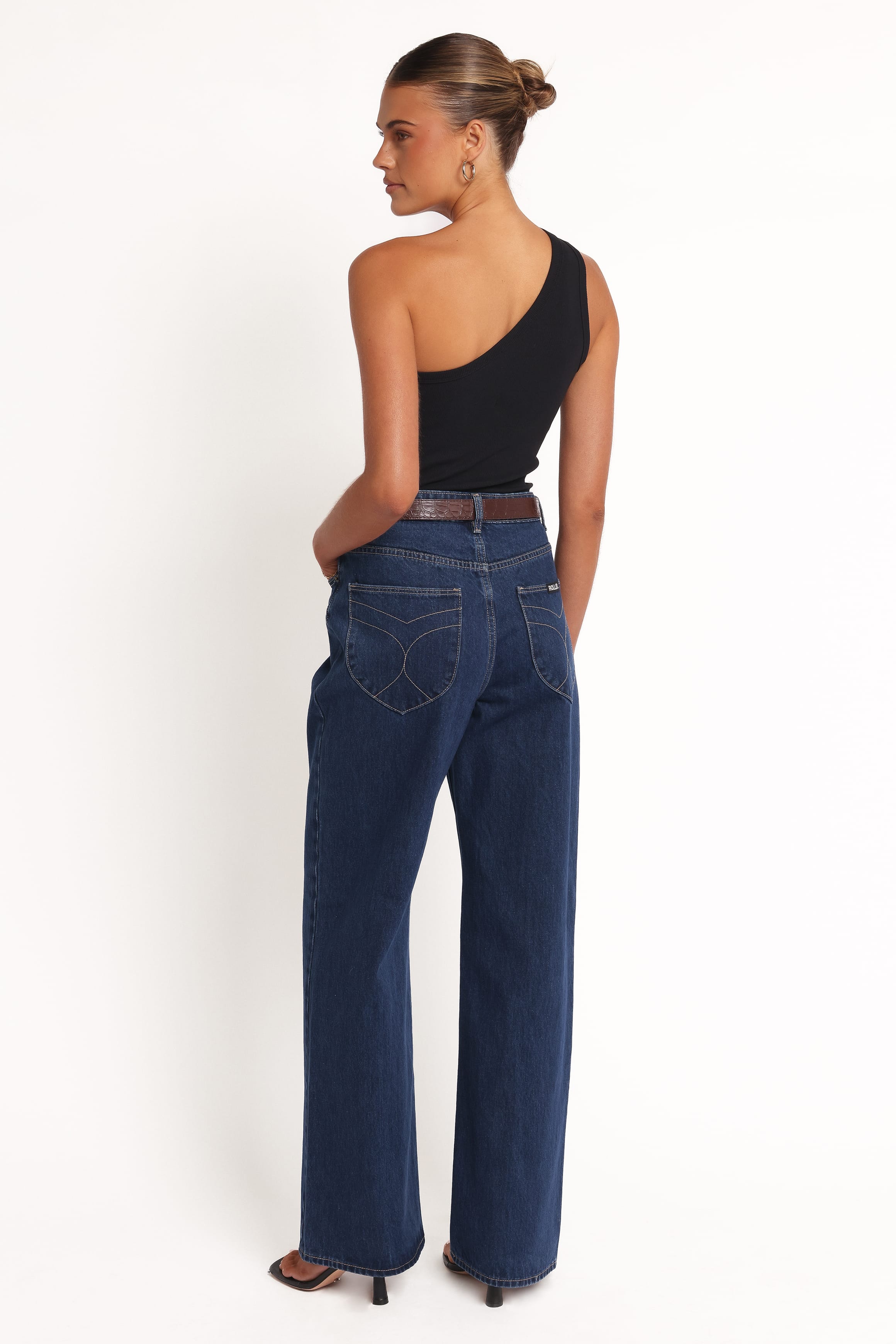BOTTOMS Rollas Stevie Relaxed Jeans - Deep Blue