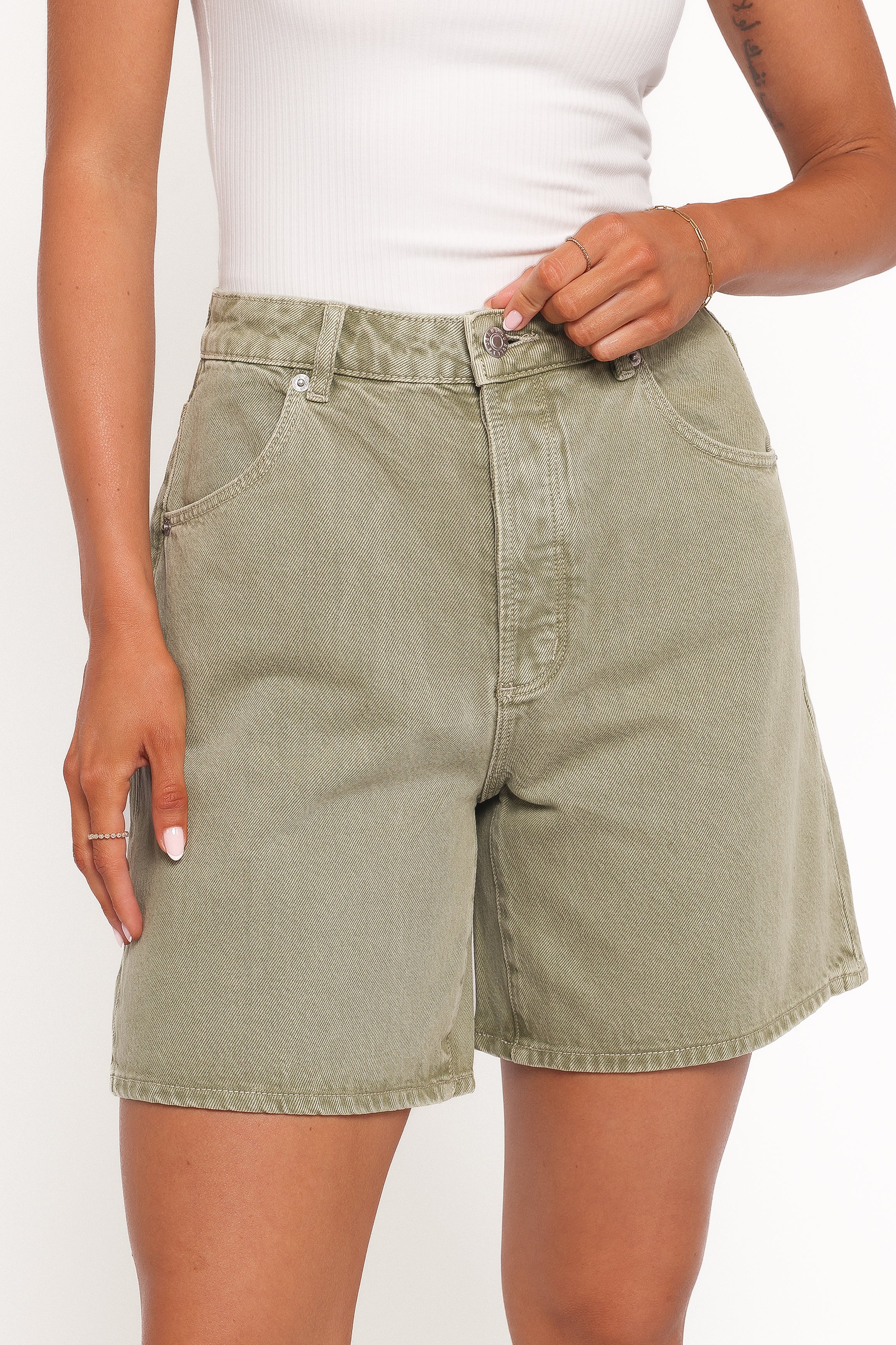 BOTTOMS Rollas Super Mirage Shorts - Summer Olive
