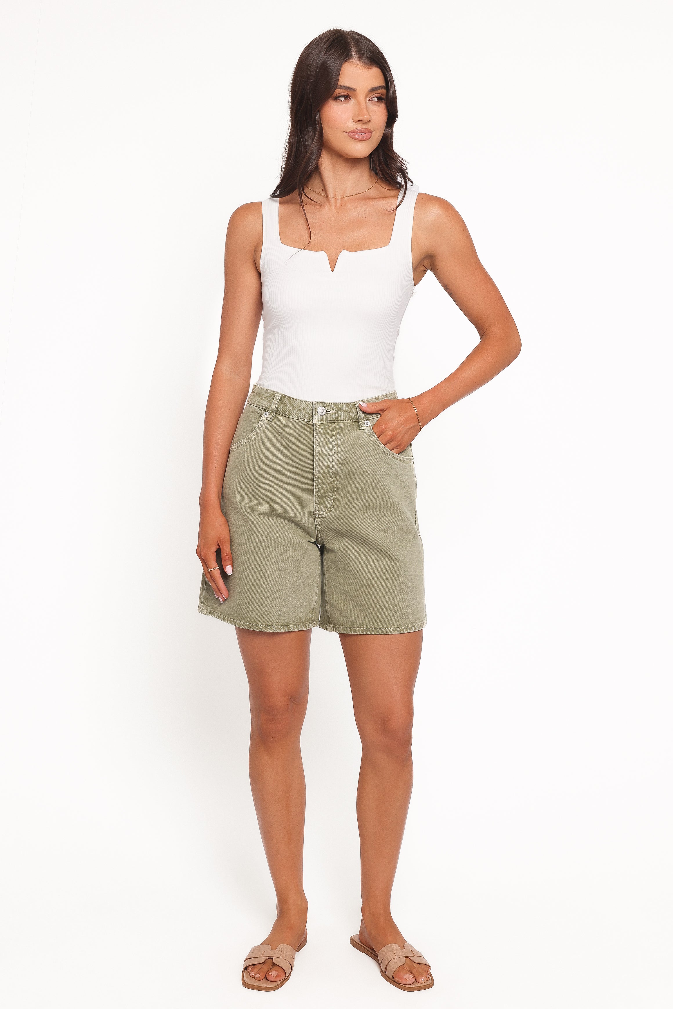 BOTTOMS Rollas Super Mirage Shorts - Summer Olive