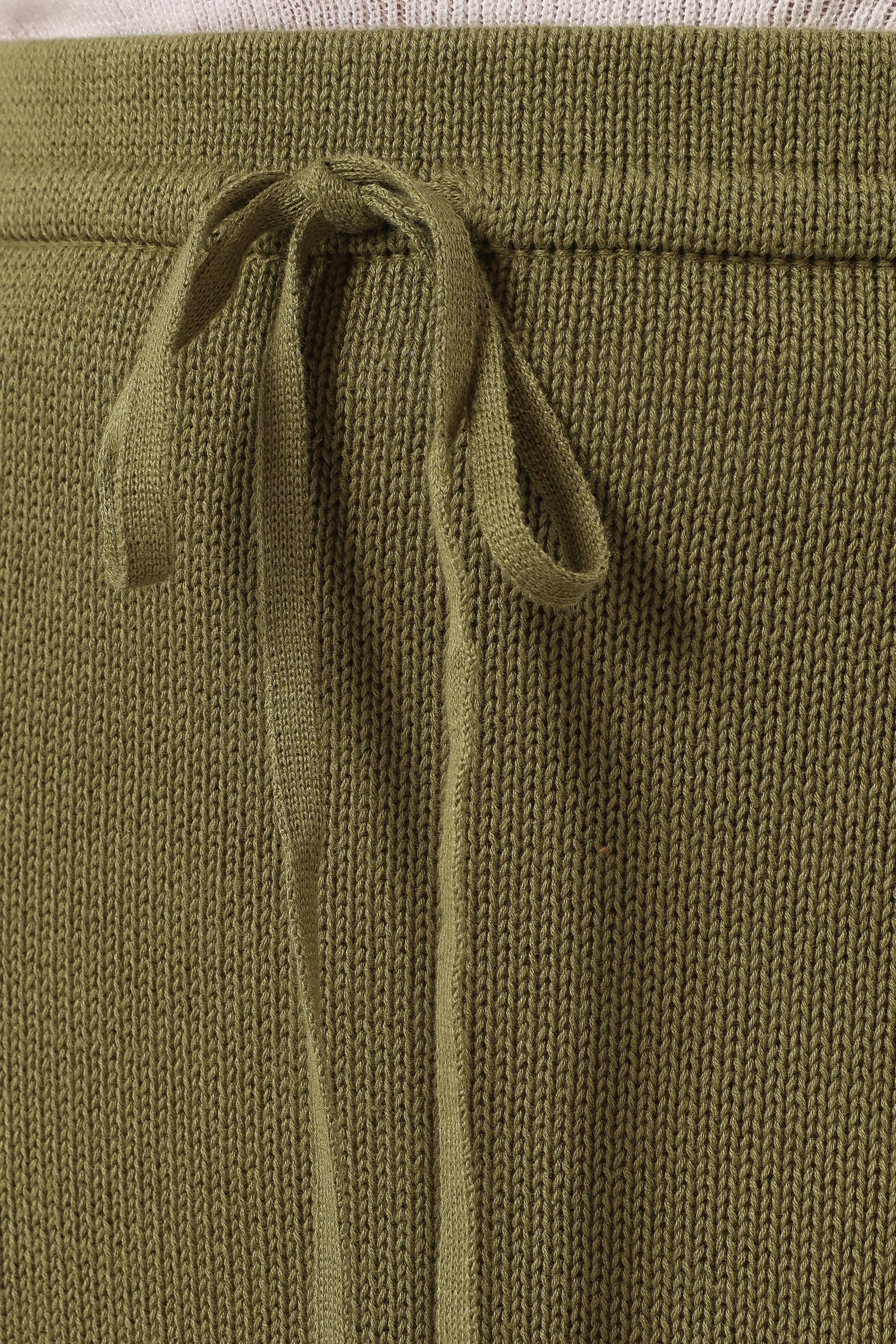 BOTTOMS @Rooney Knit Skirt - Olive (Hold for Cool Beginnings)