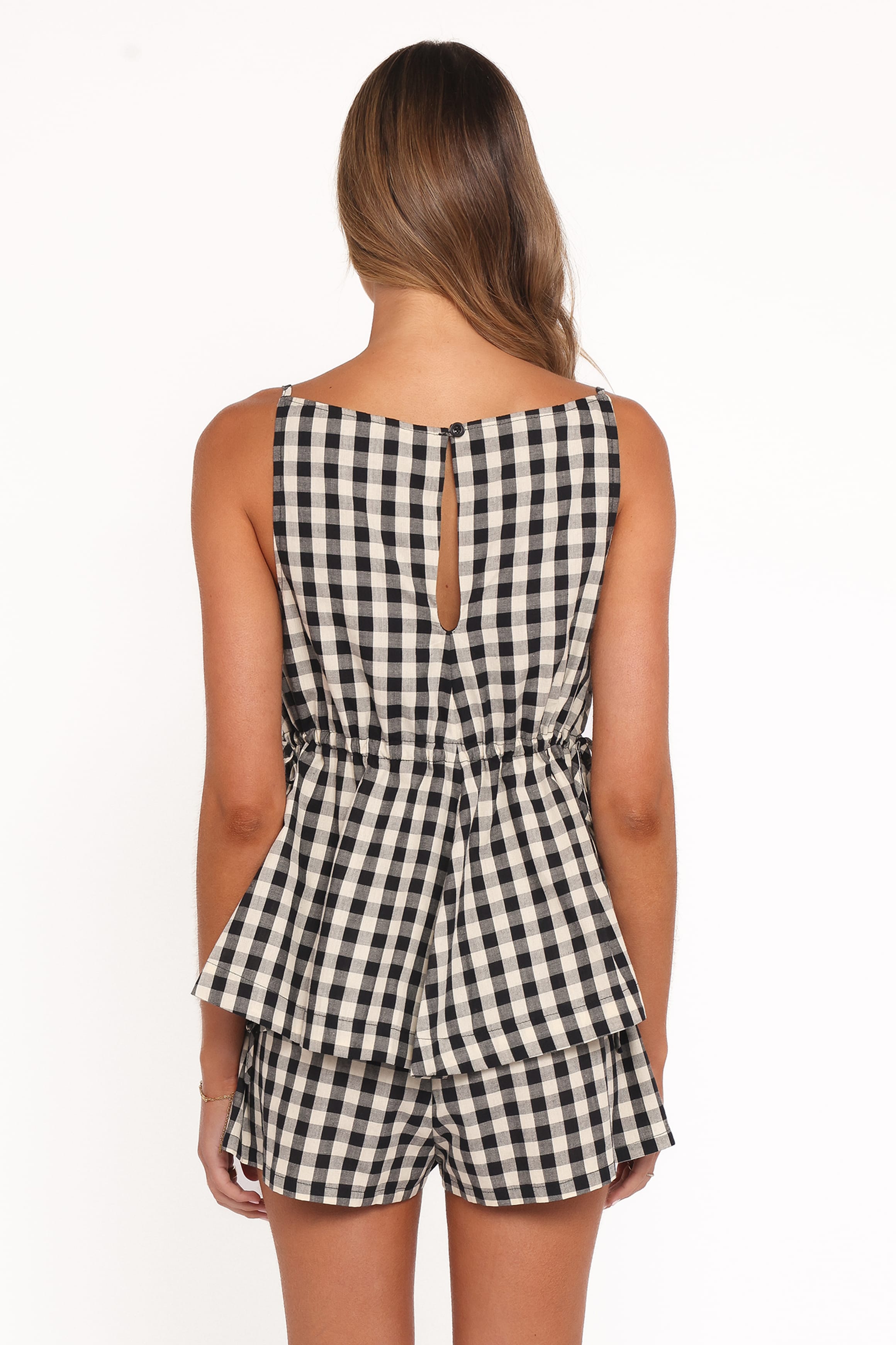 BOTTOMS Rory Shorts - Black Gingham