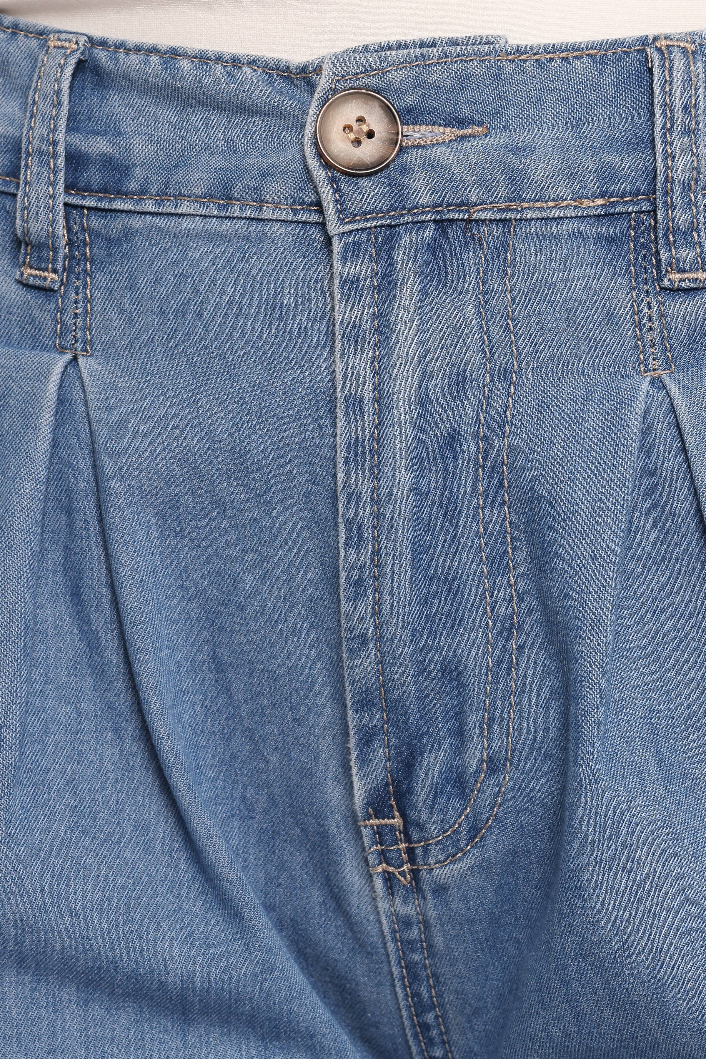 BOTTOMS Rosalee Chambray Wide Leg Pant - Medium Denim