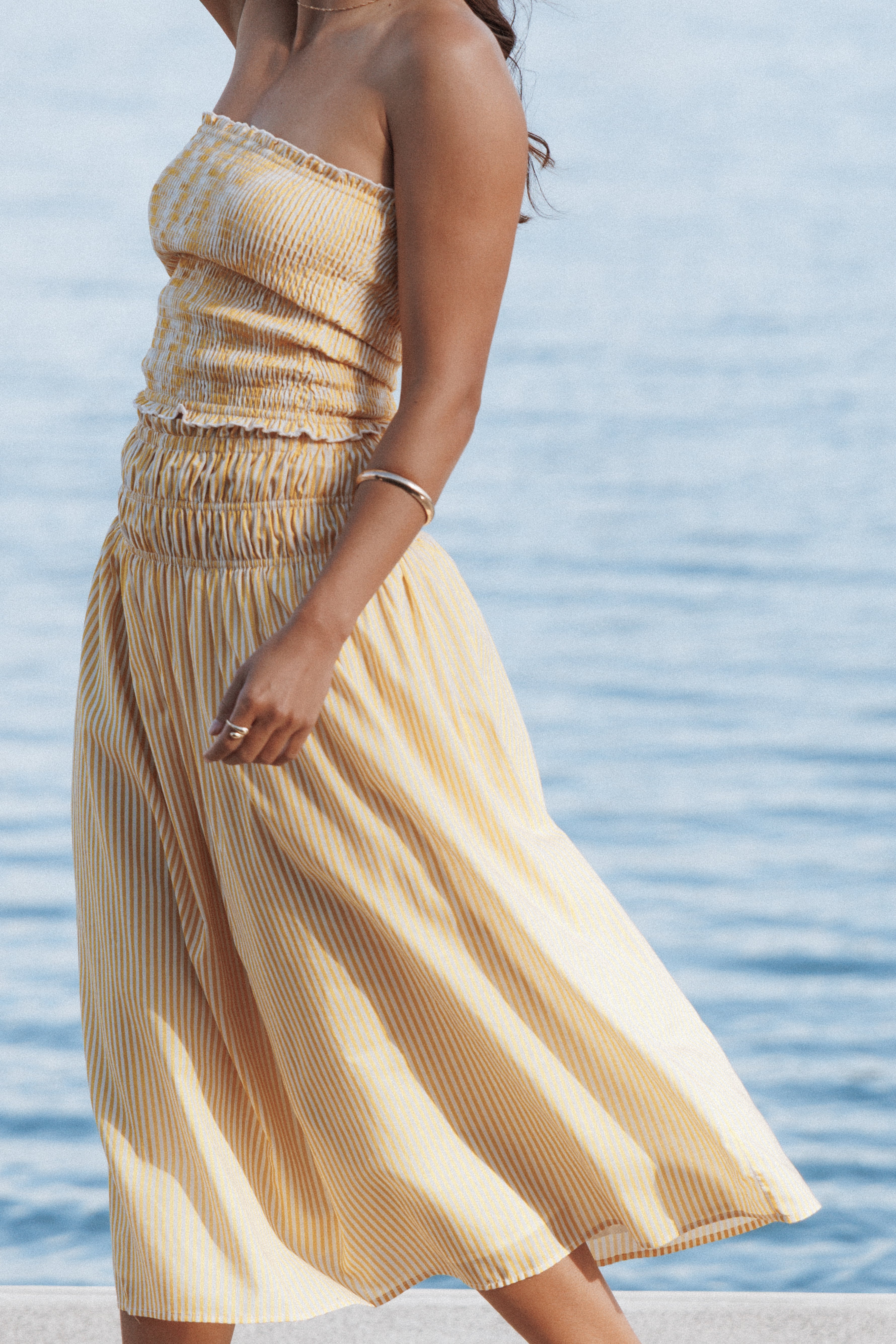 BOTTOMS Salome Maxi Skirt - Mango Stripe