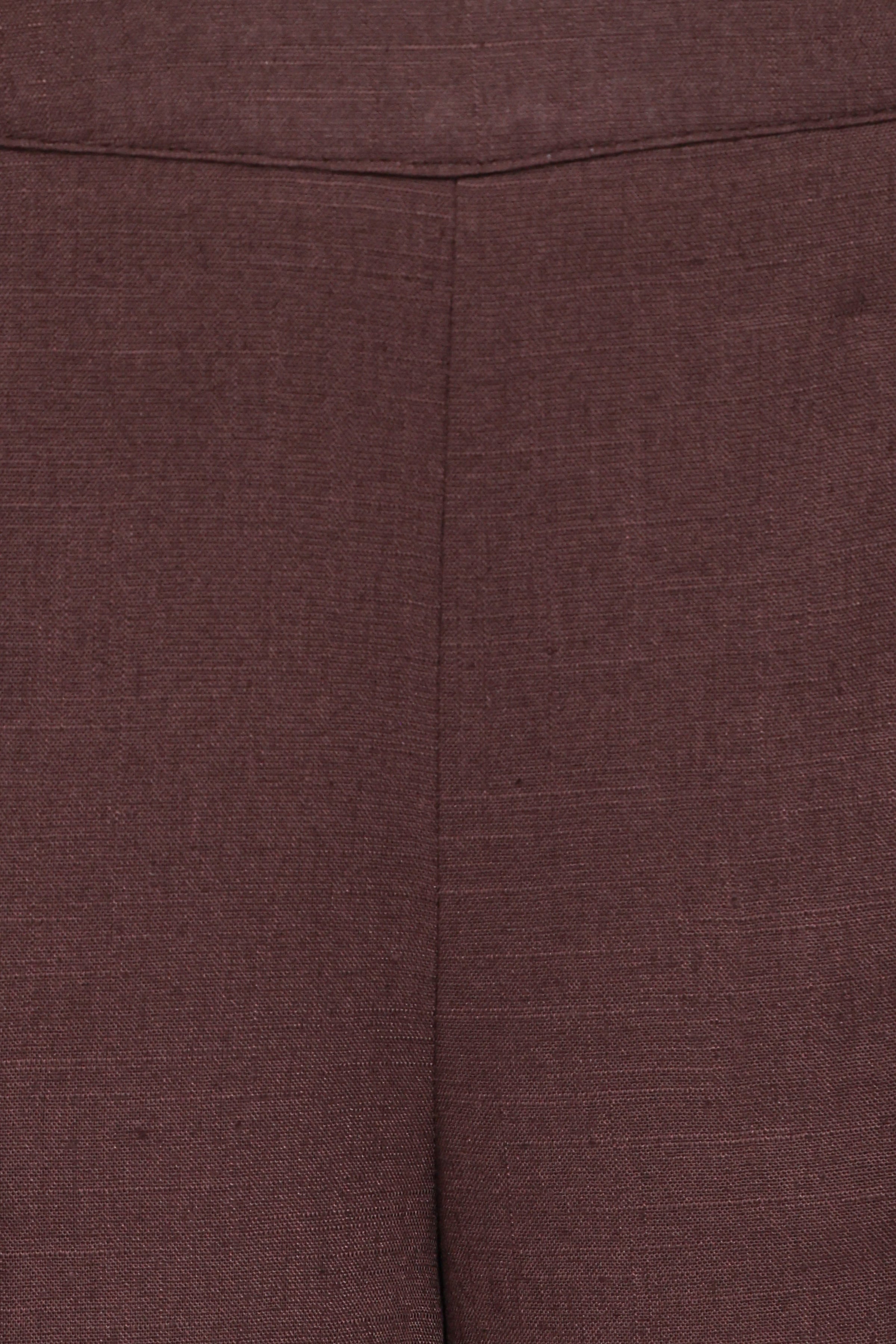 BOTTOMS Samiya Frill Pants - Dark Brown