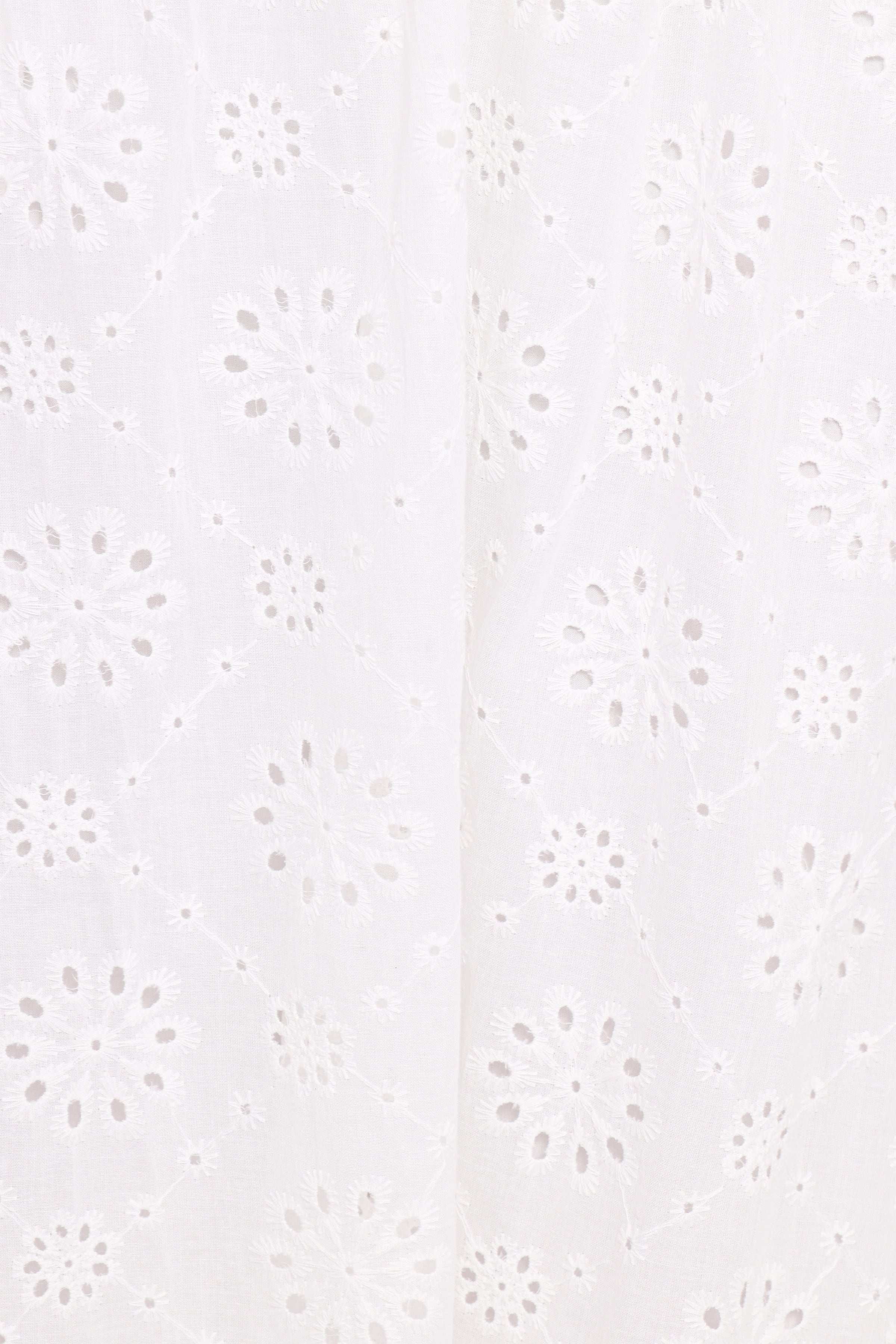 BOTTOMS Sinead Eyelet Maxi Skirt - White