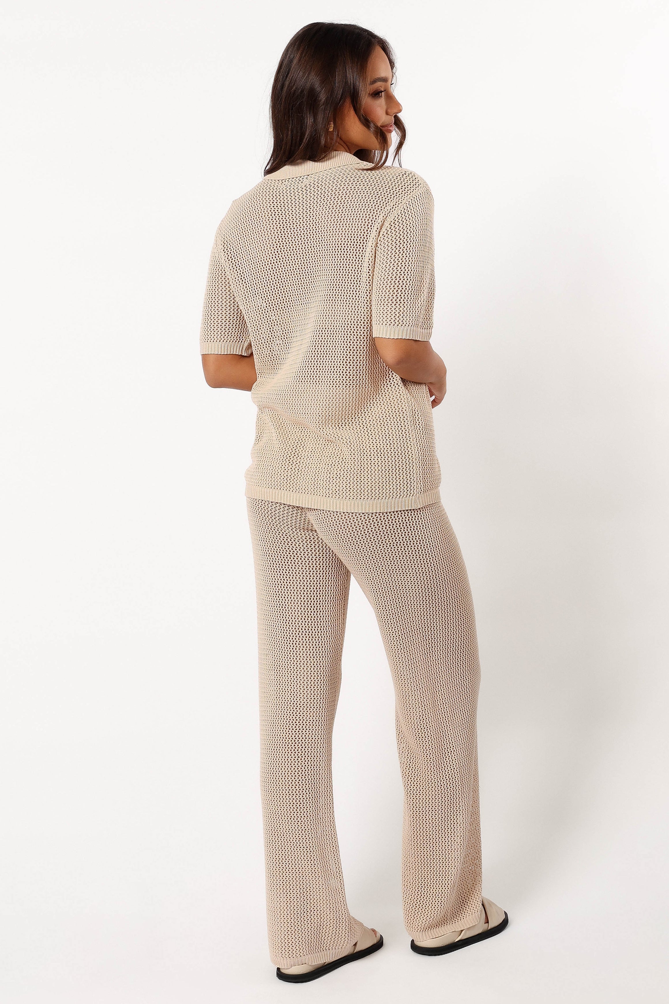 BOTTOMS @Smith Knit Pant - Sand (Hold for Euro Summer)