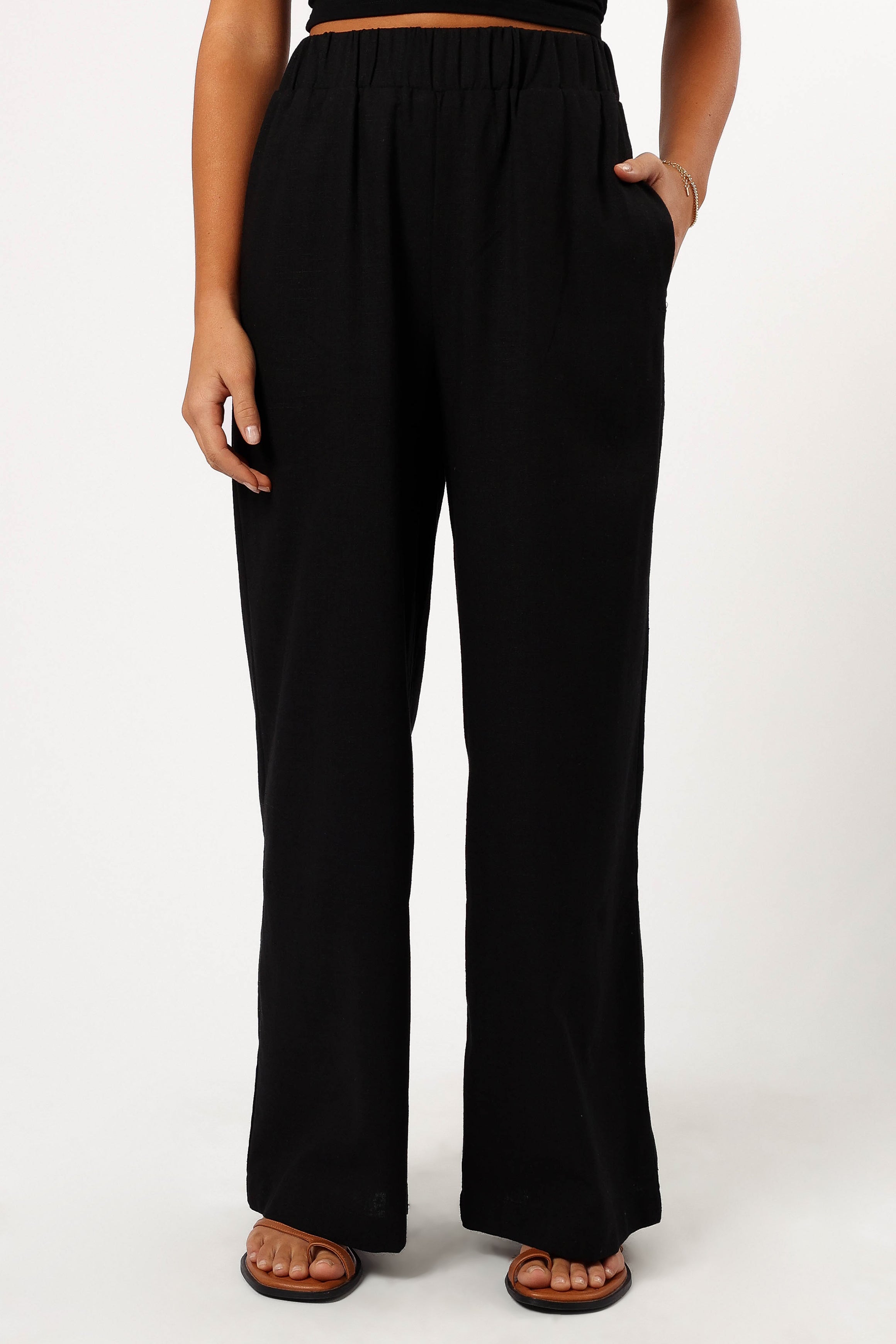 BOTTOMS @Soraya Pant - Black (Hold for Euro Summer)