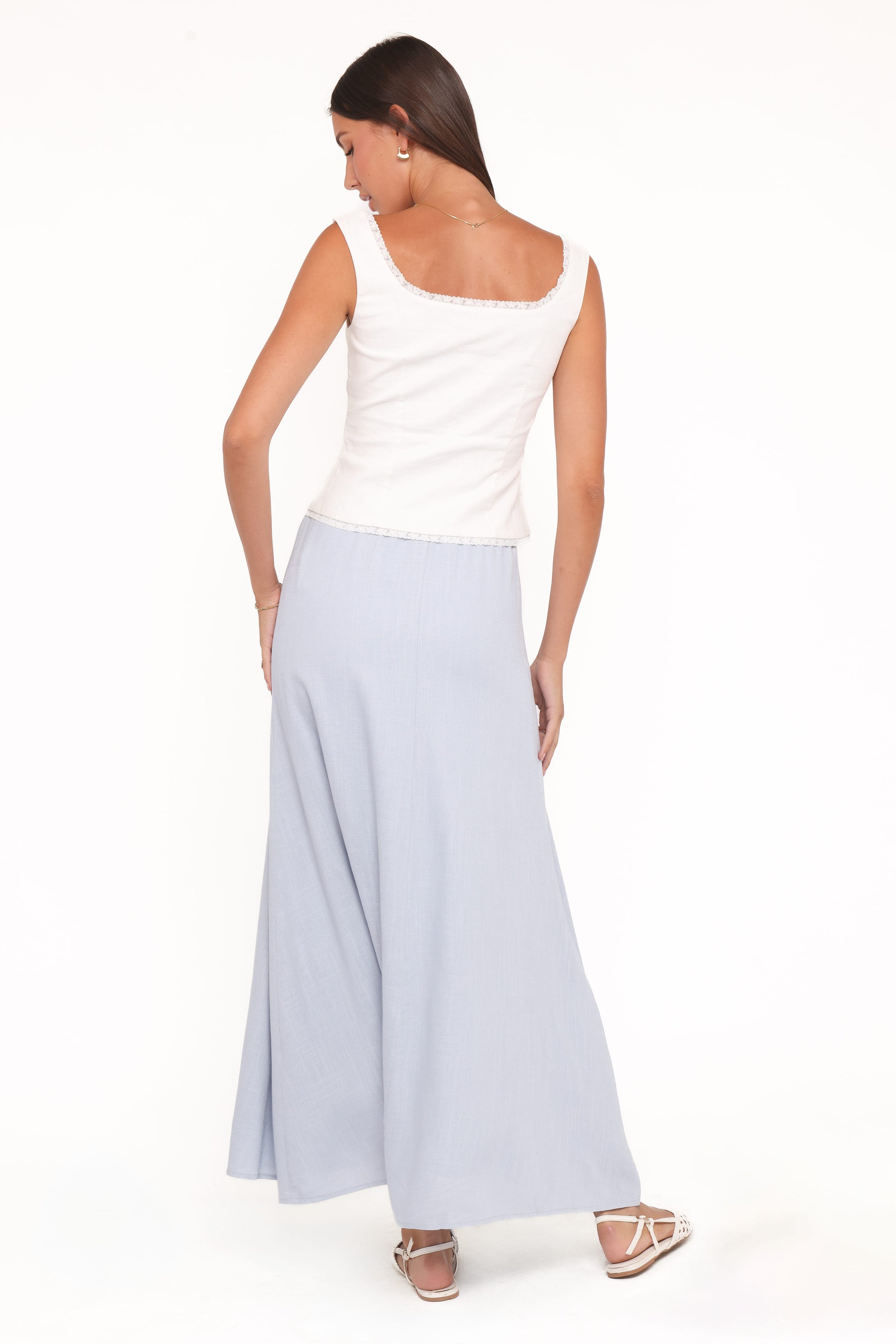BOTTOMS Stevie Maxi Skirt - Light Blue