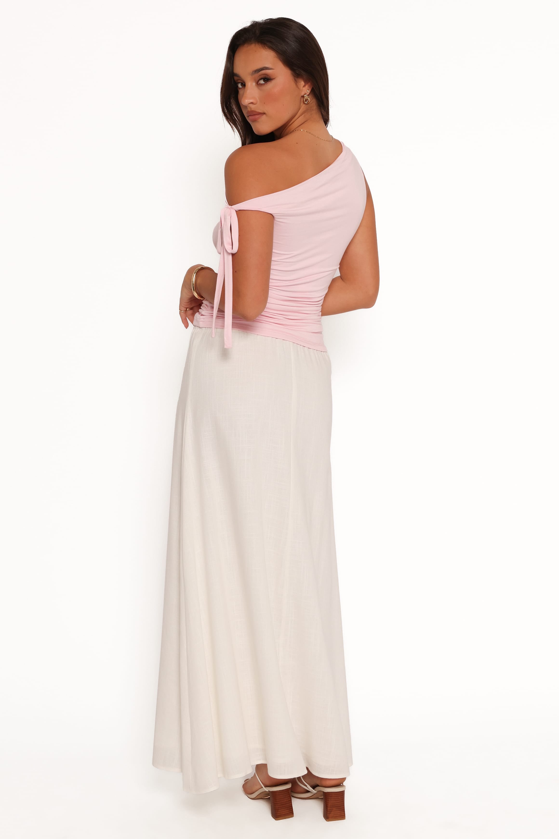 BOTTOMS Stevie Maxi Skirt - White