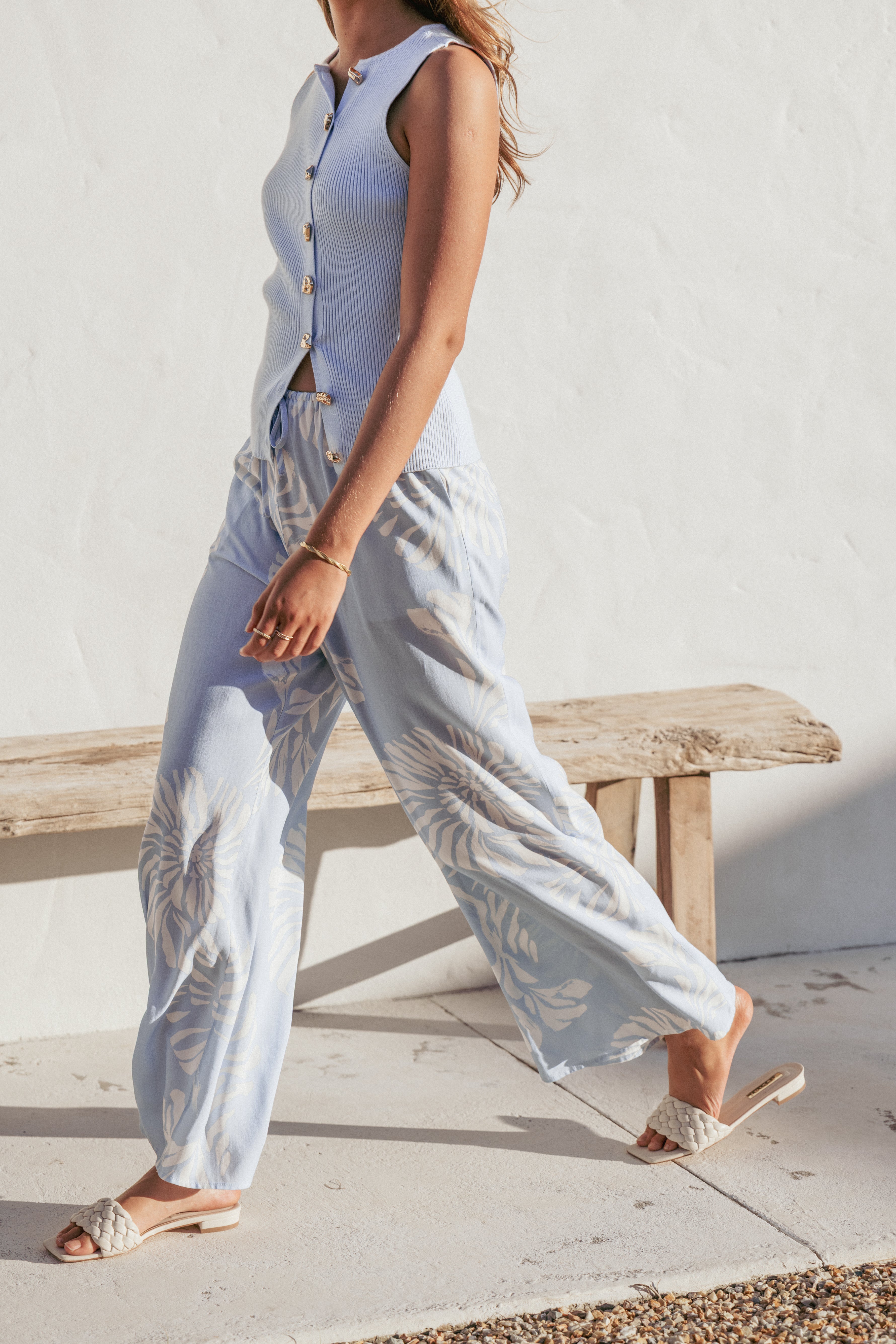 BOTTOMS Sui Pants - Shell Print