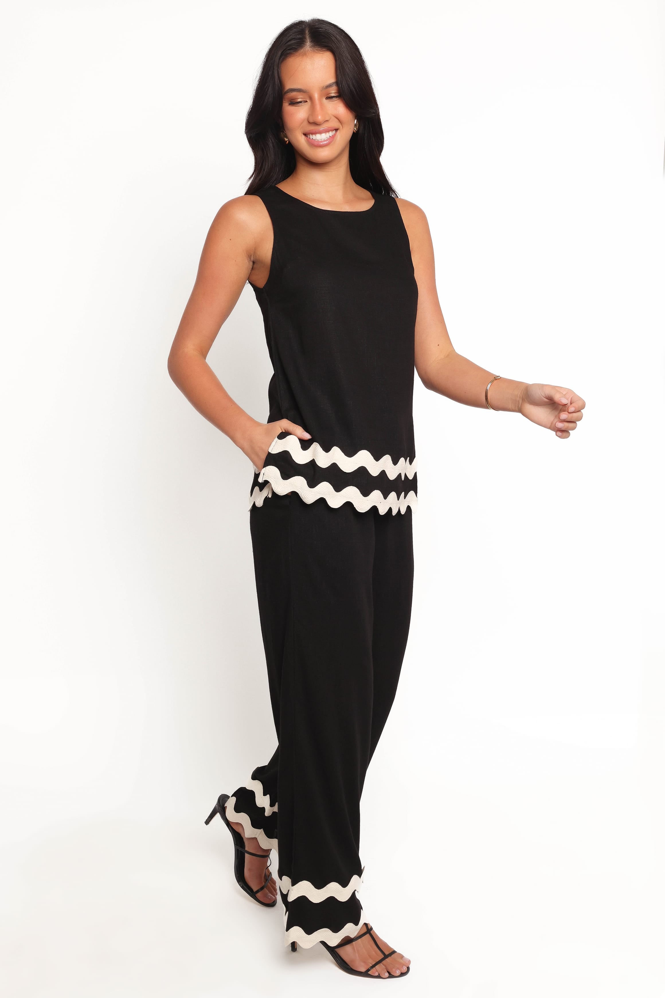 BOTTOMS Taliah Pants - Black