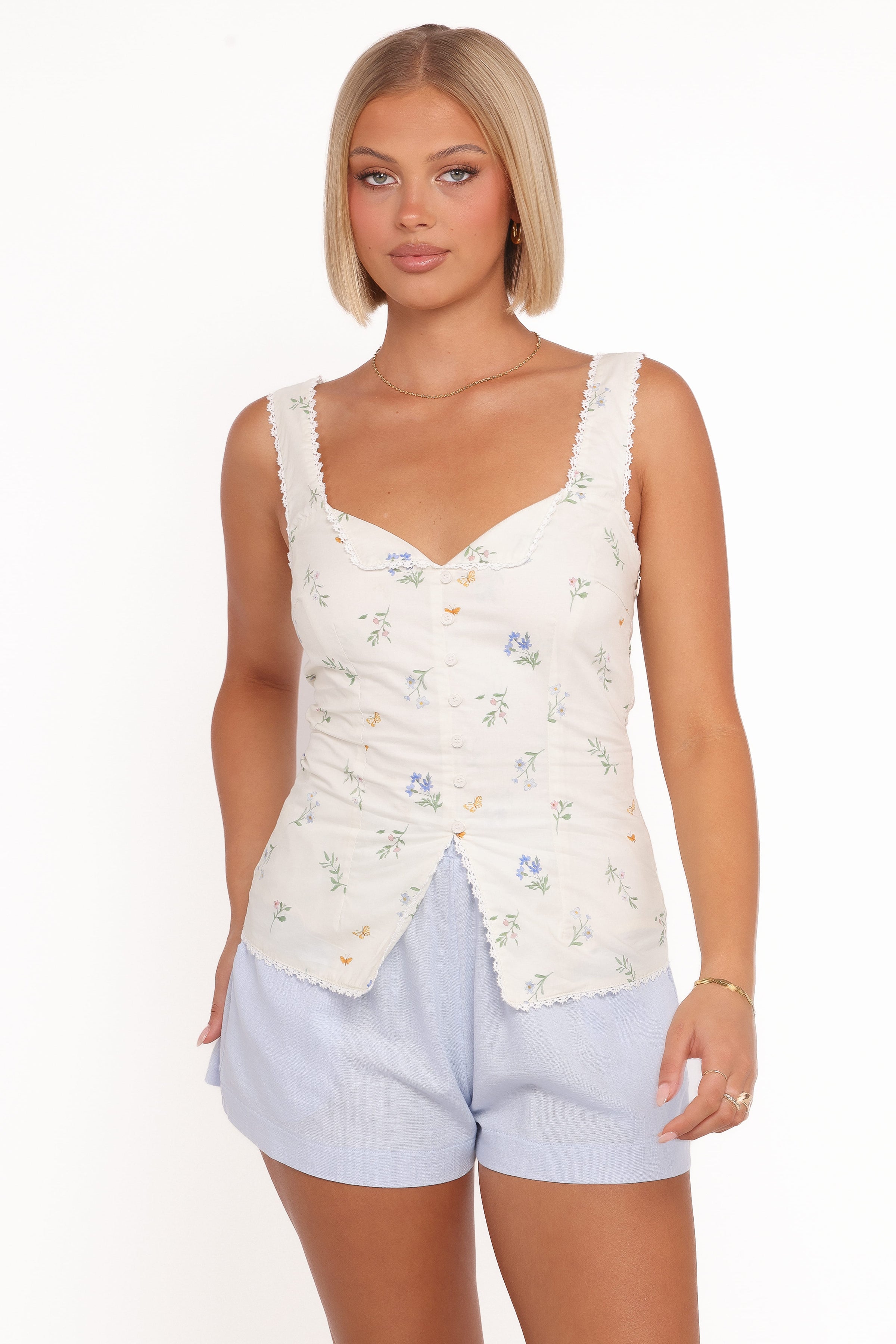BOTTOMS Tallulah Shorts - Pale Blue